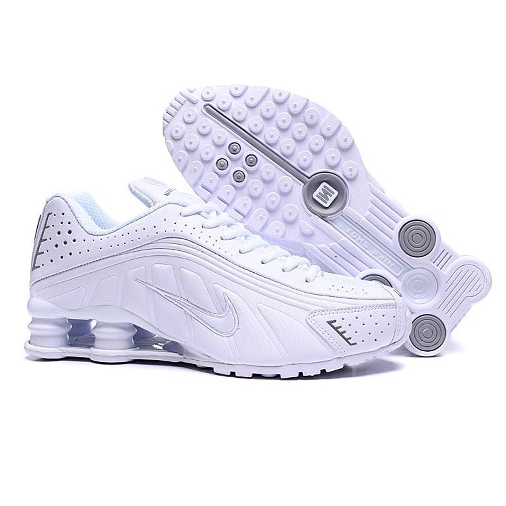 Shox R4 Triple White