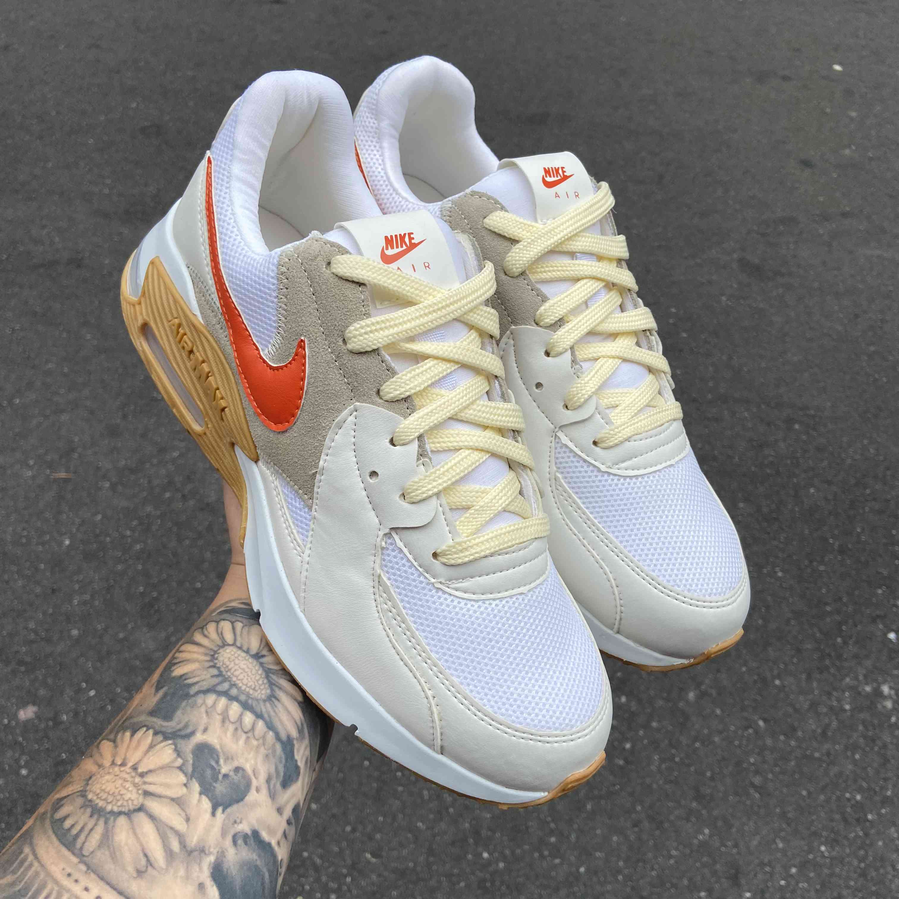 Air Max Excee First Use White Brown Orange