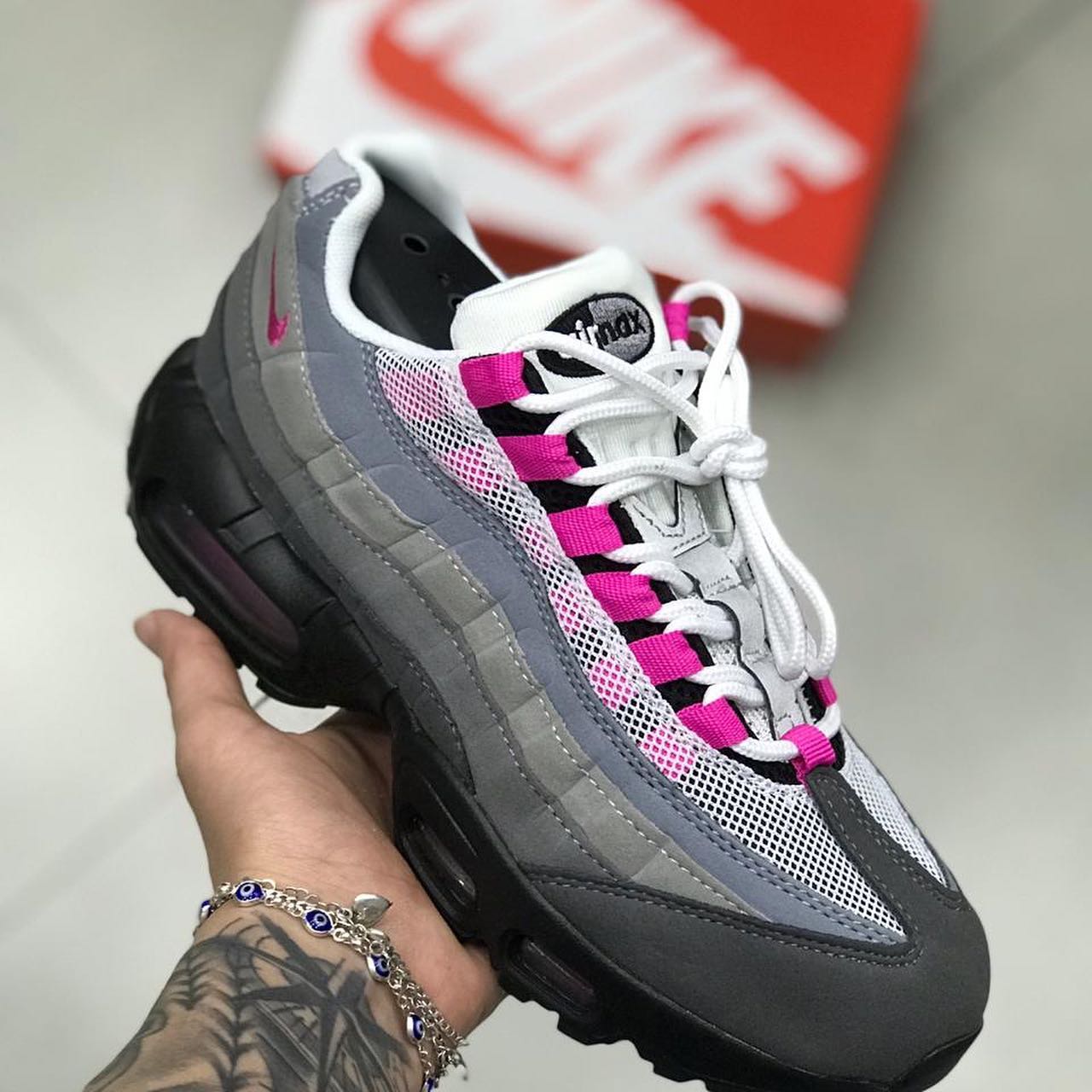 Air Max 95 Gunsmoke Pink Foam