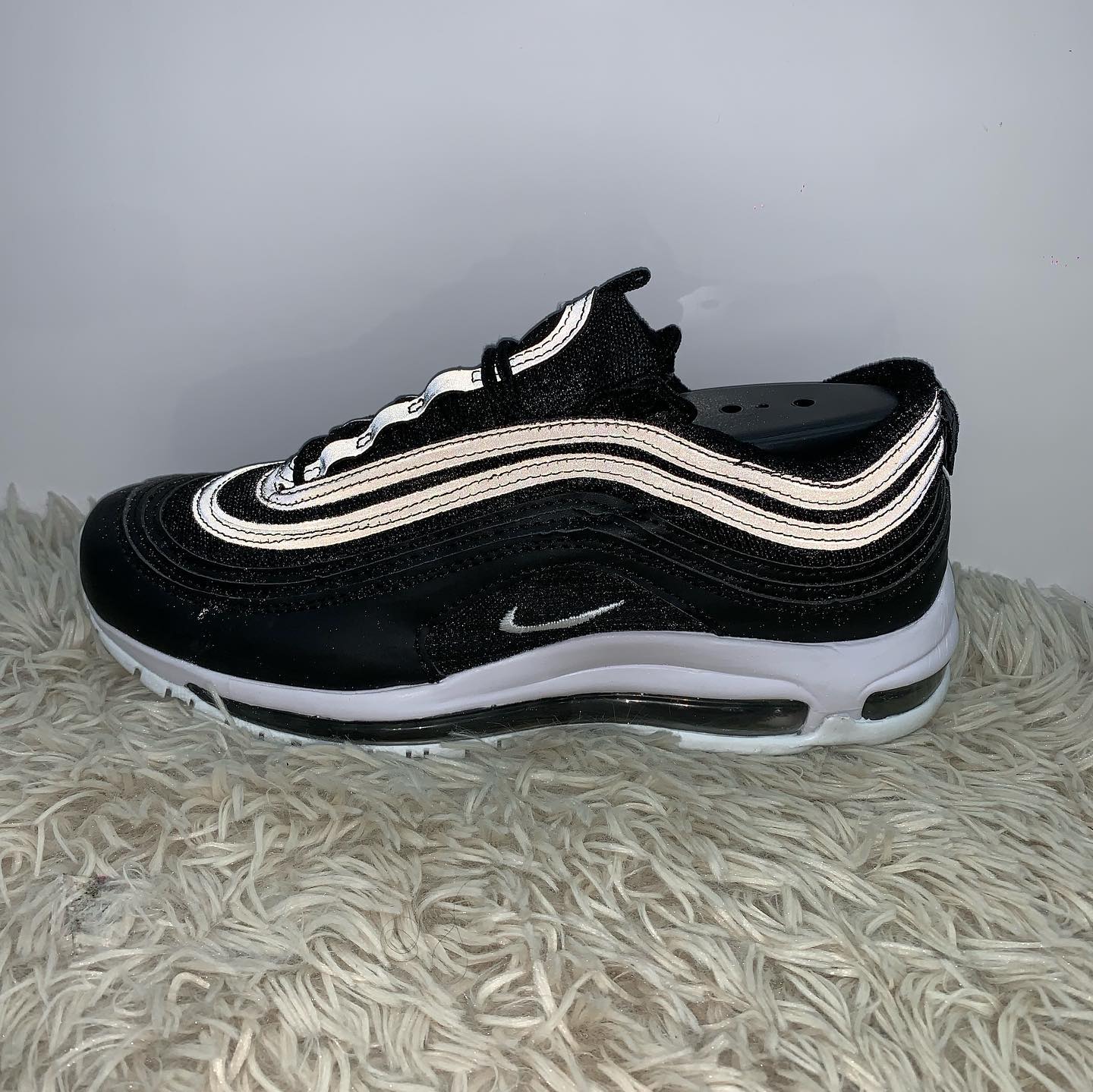 Air Max 97 Metallic Leather Black