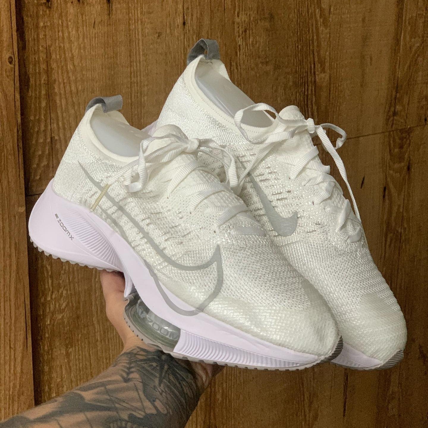 Air Zoom Tempo NEXT Flyknit White Atmosphere Grey