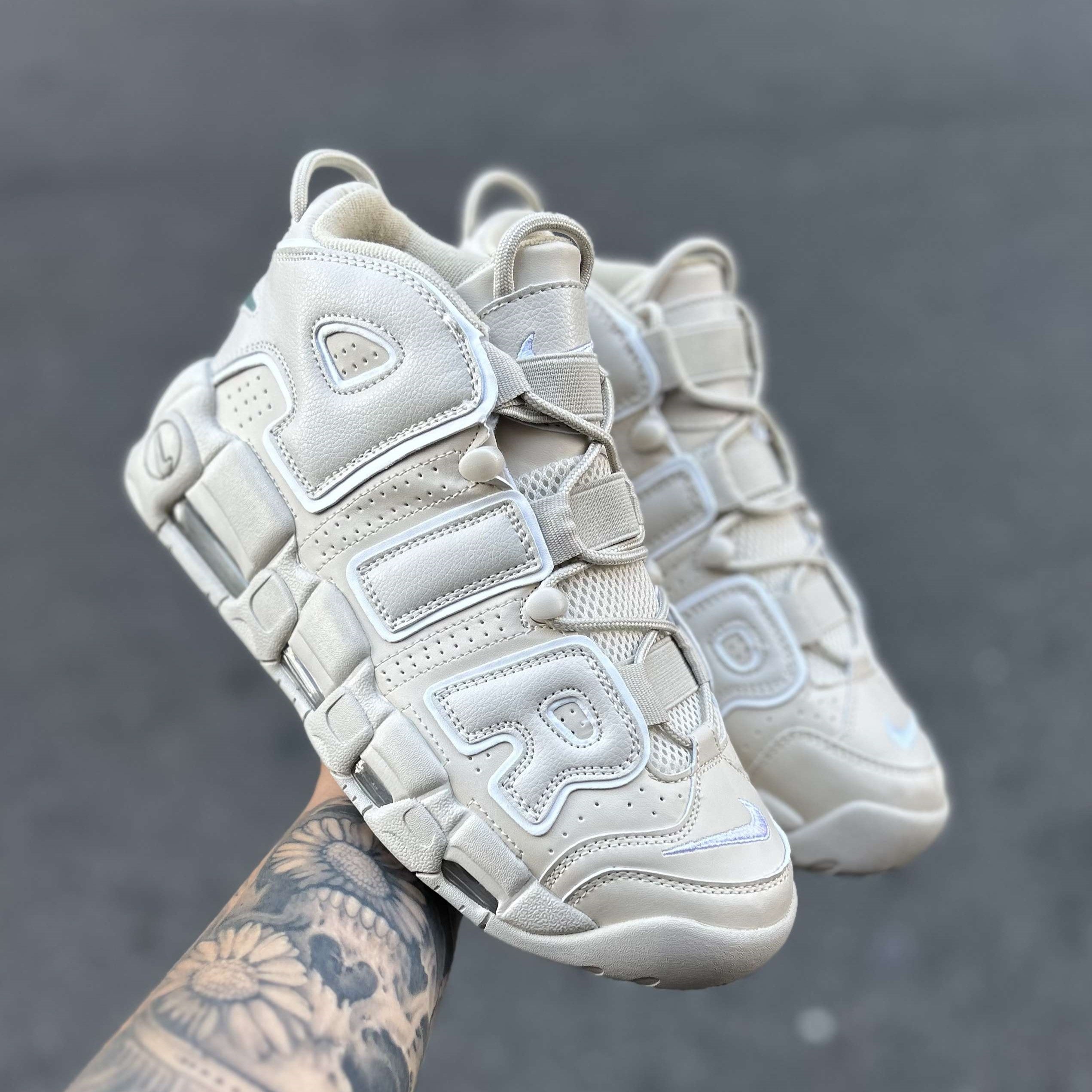 Air More Uptempo Low Light Bone