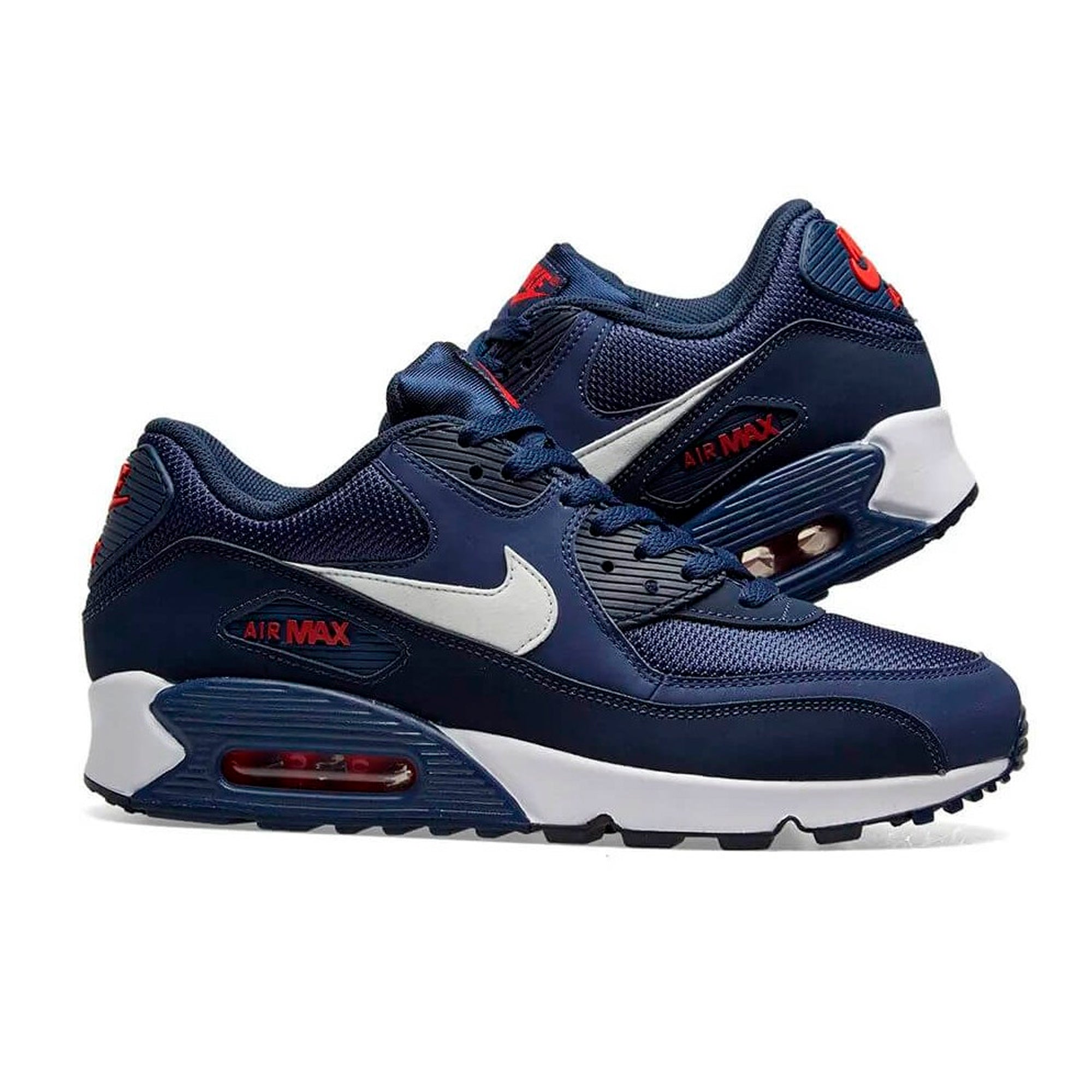 Air Max 90 Midnight Navy University Red White