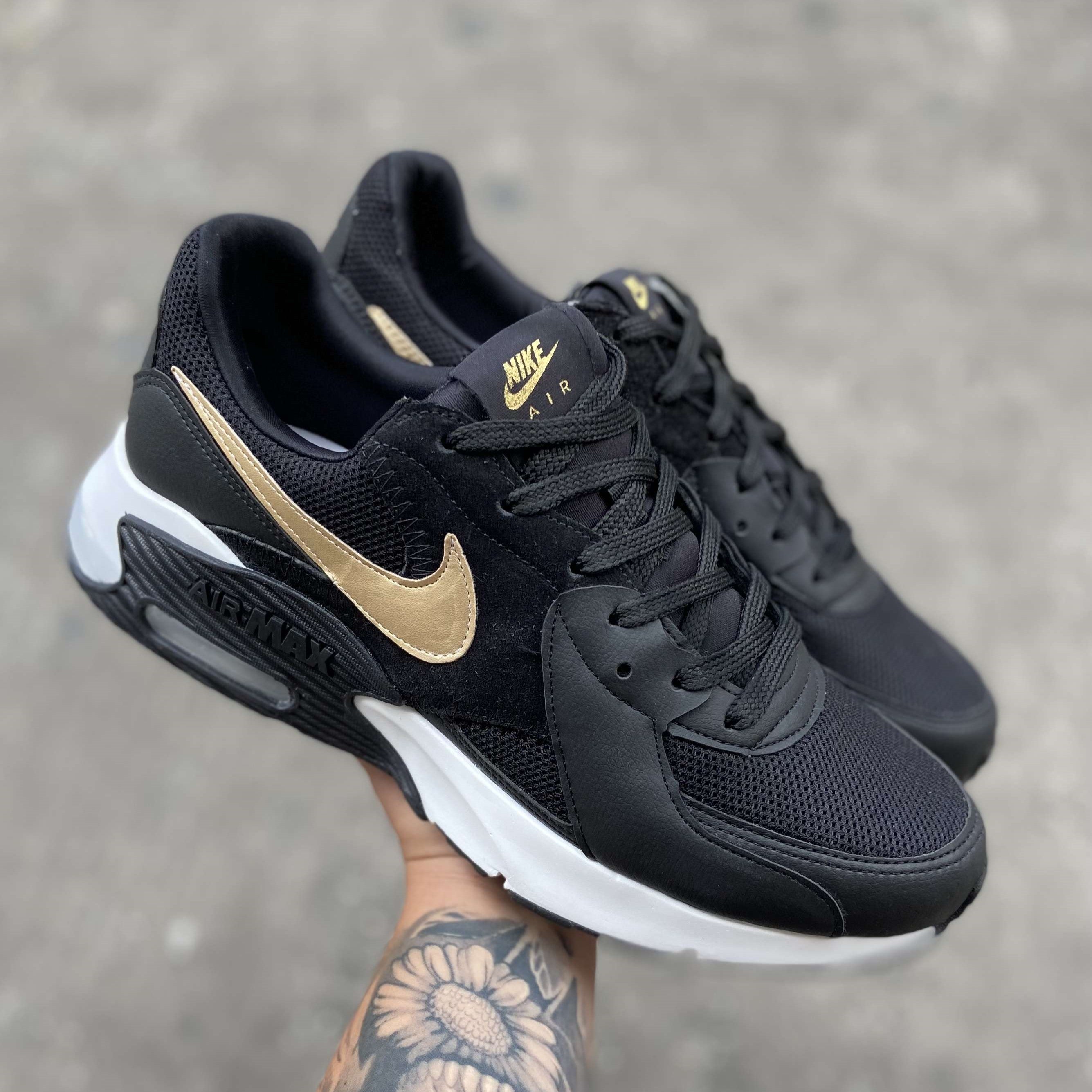 Air Max Excee Black Metallic Gold