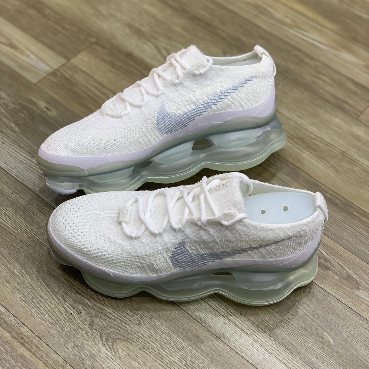 Air Max Scorpion Flyknit White Football Grey