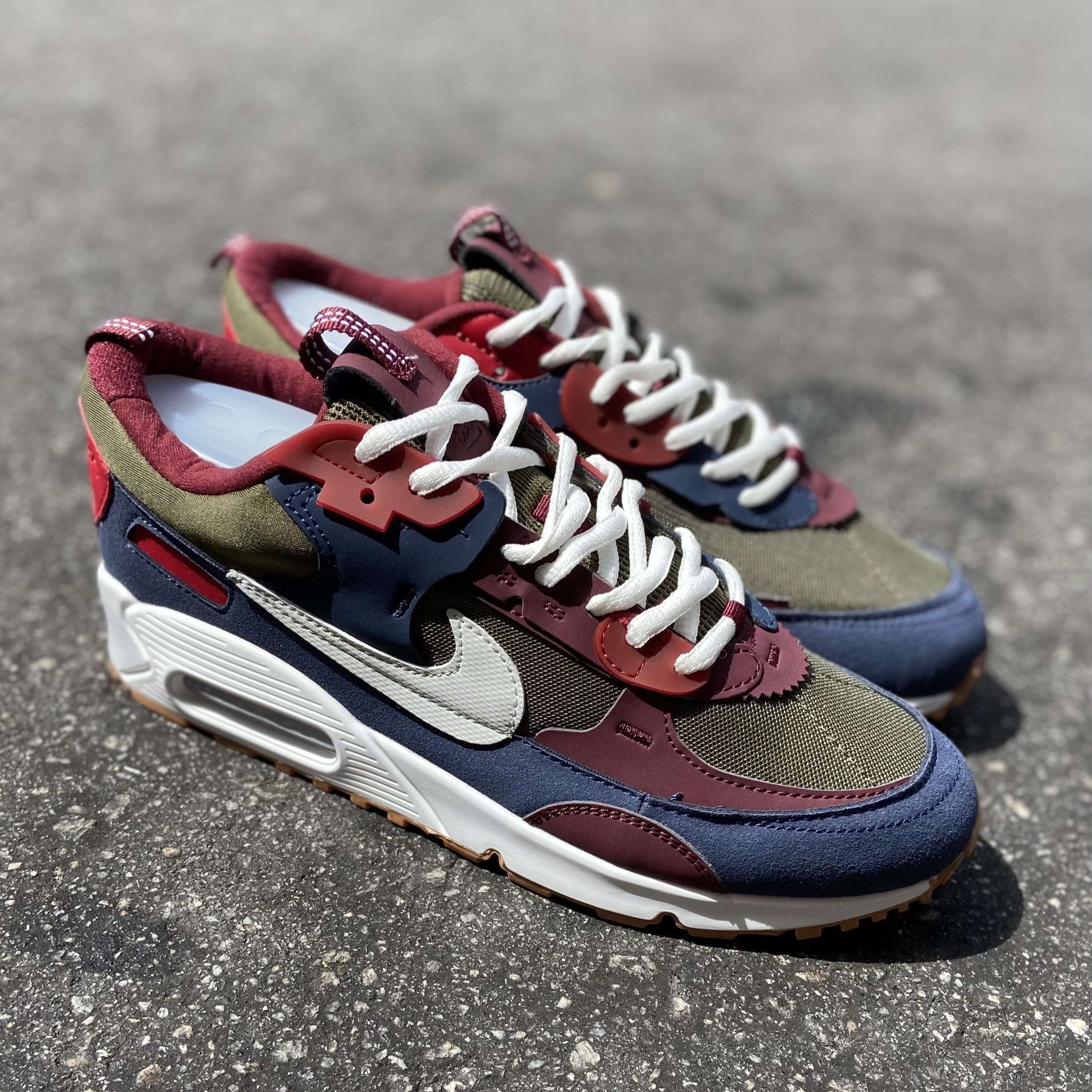 Air Max 90 Futura Medium Olive Navy Femme