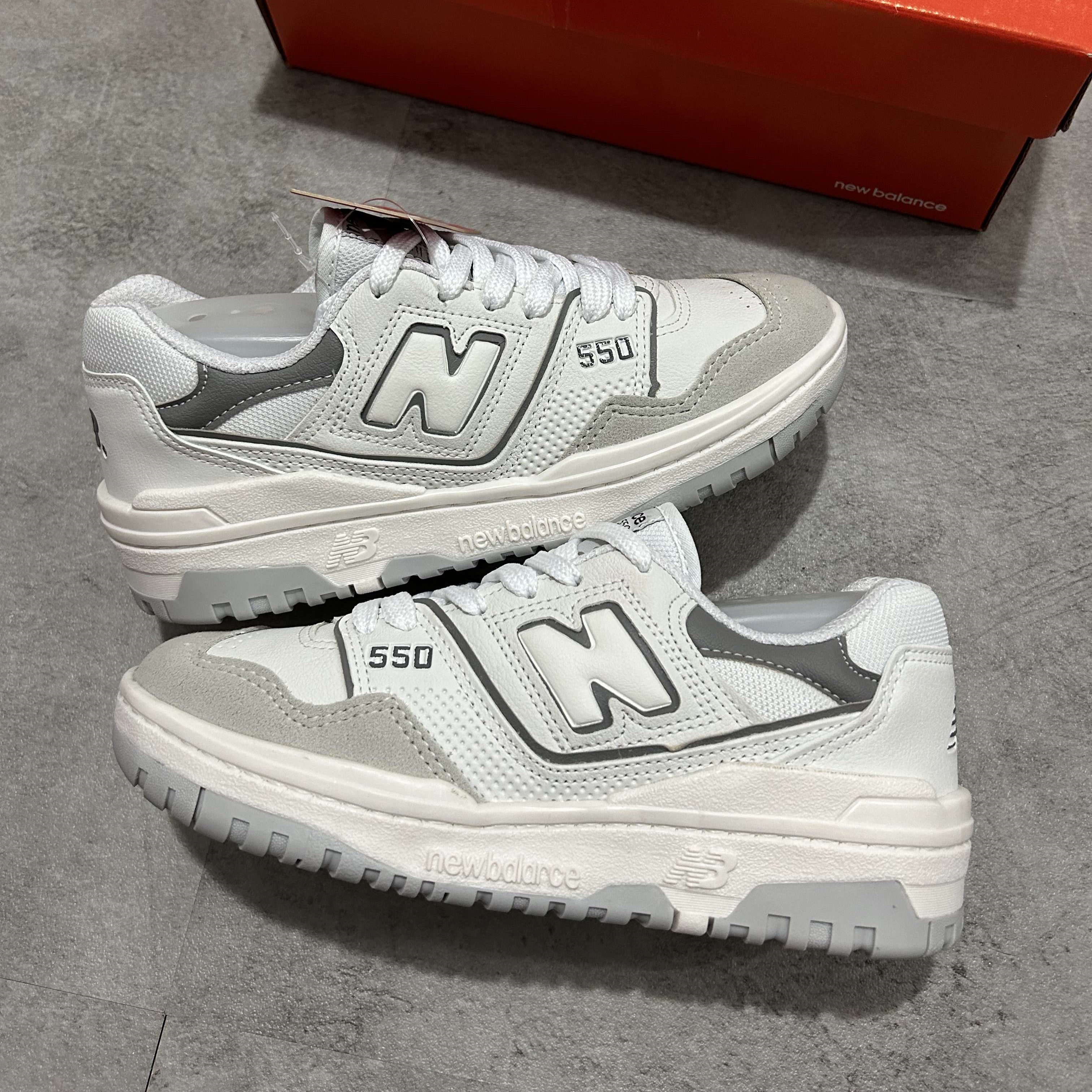 New Balance 550 White Shadow Grey