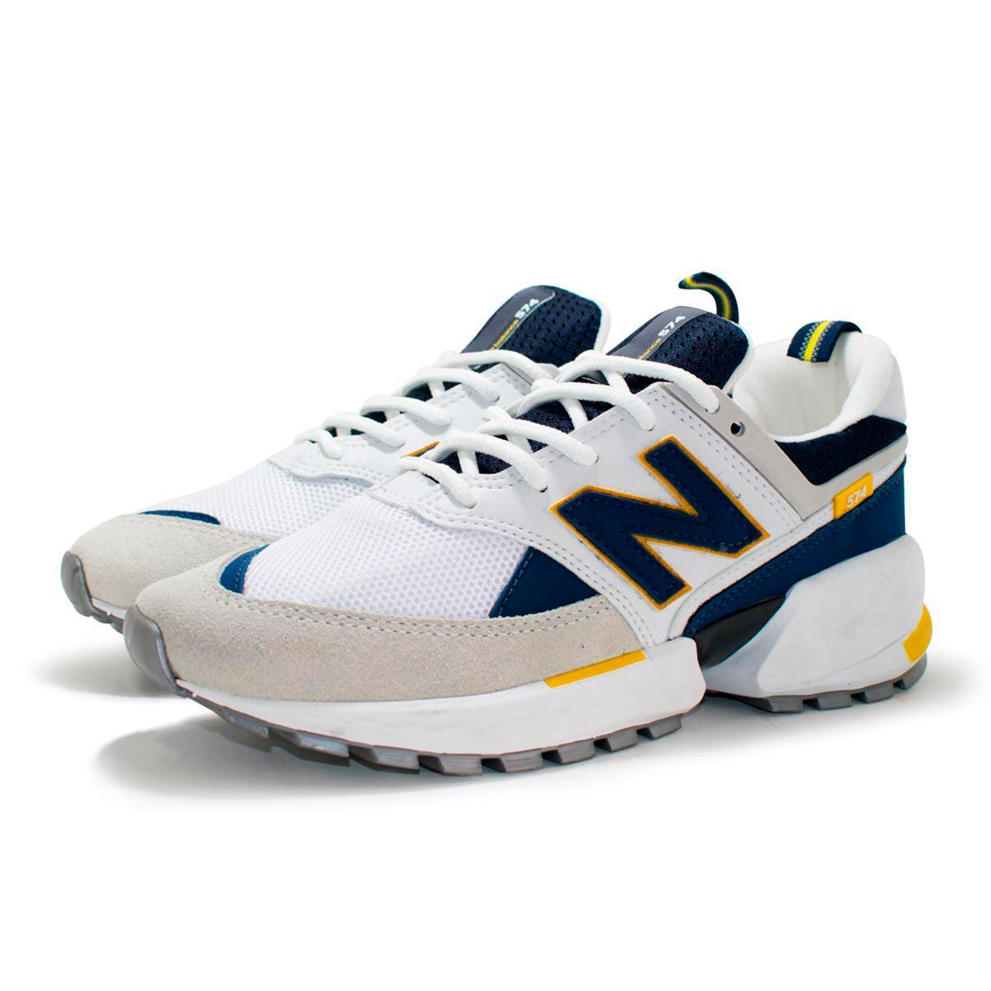 New Balance 574 V2 White Yellow