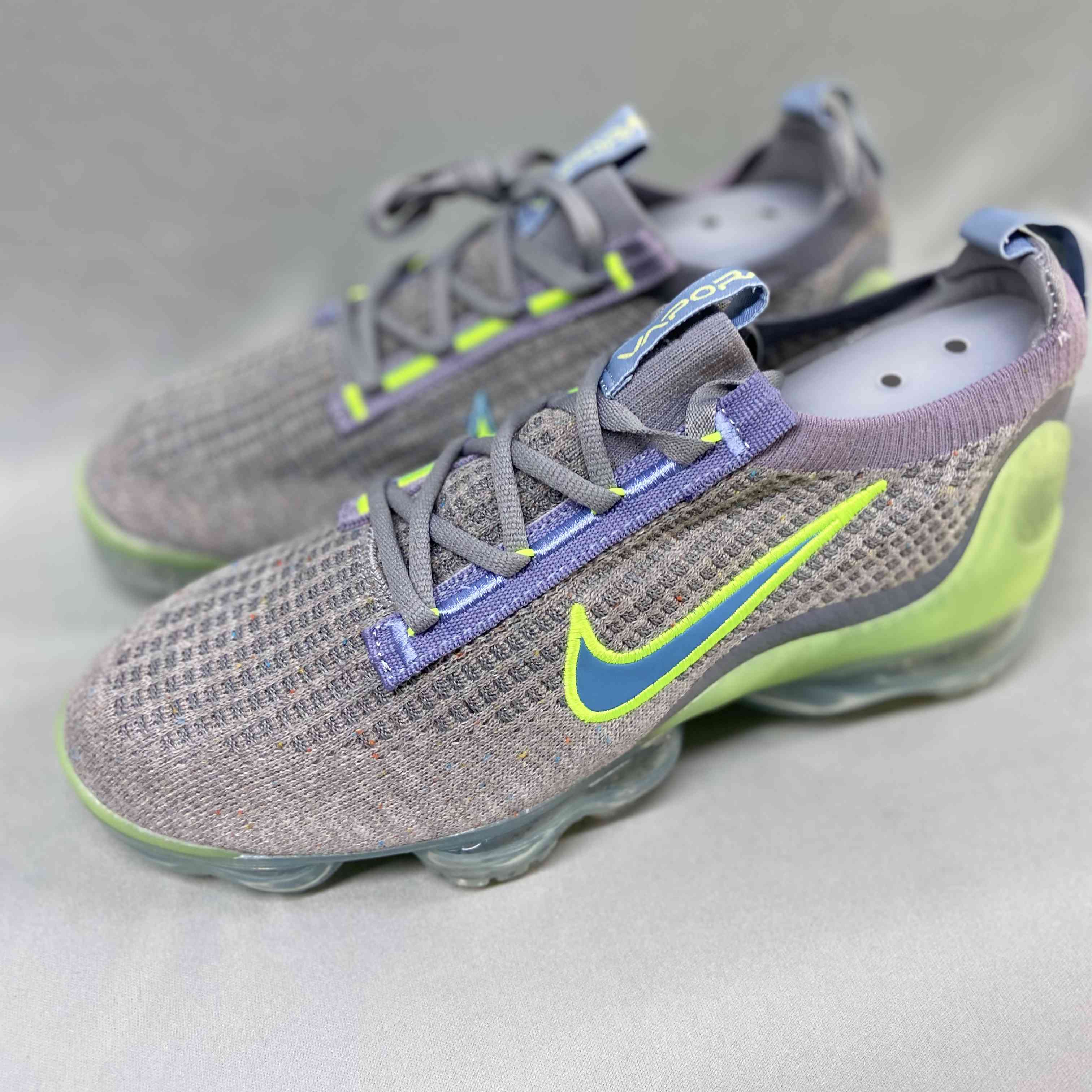 VaporMax 2021 Flyknit Grey Light Liquid Lime