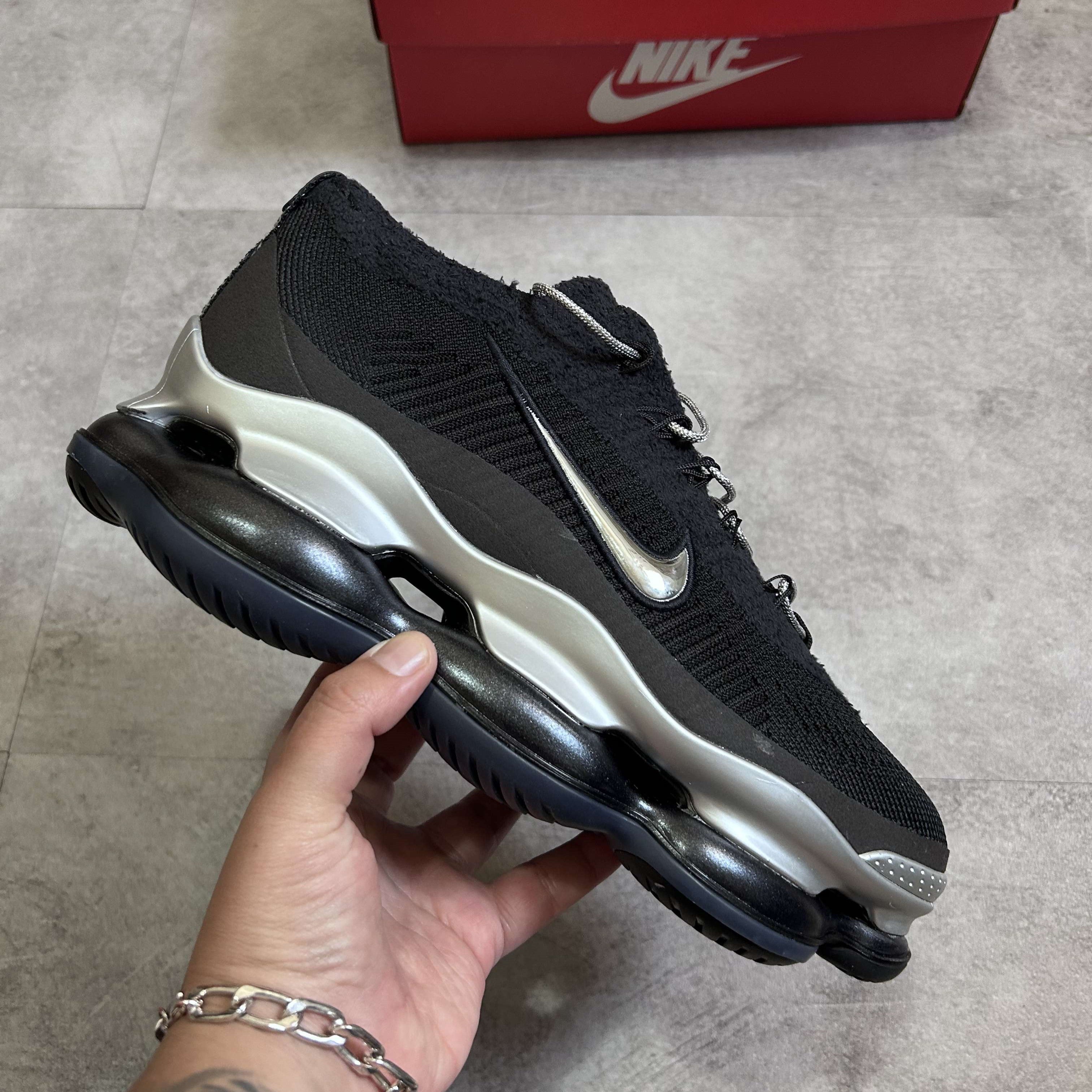 Air Max Scorpion Flyknit Black Metallic Silver