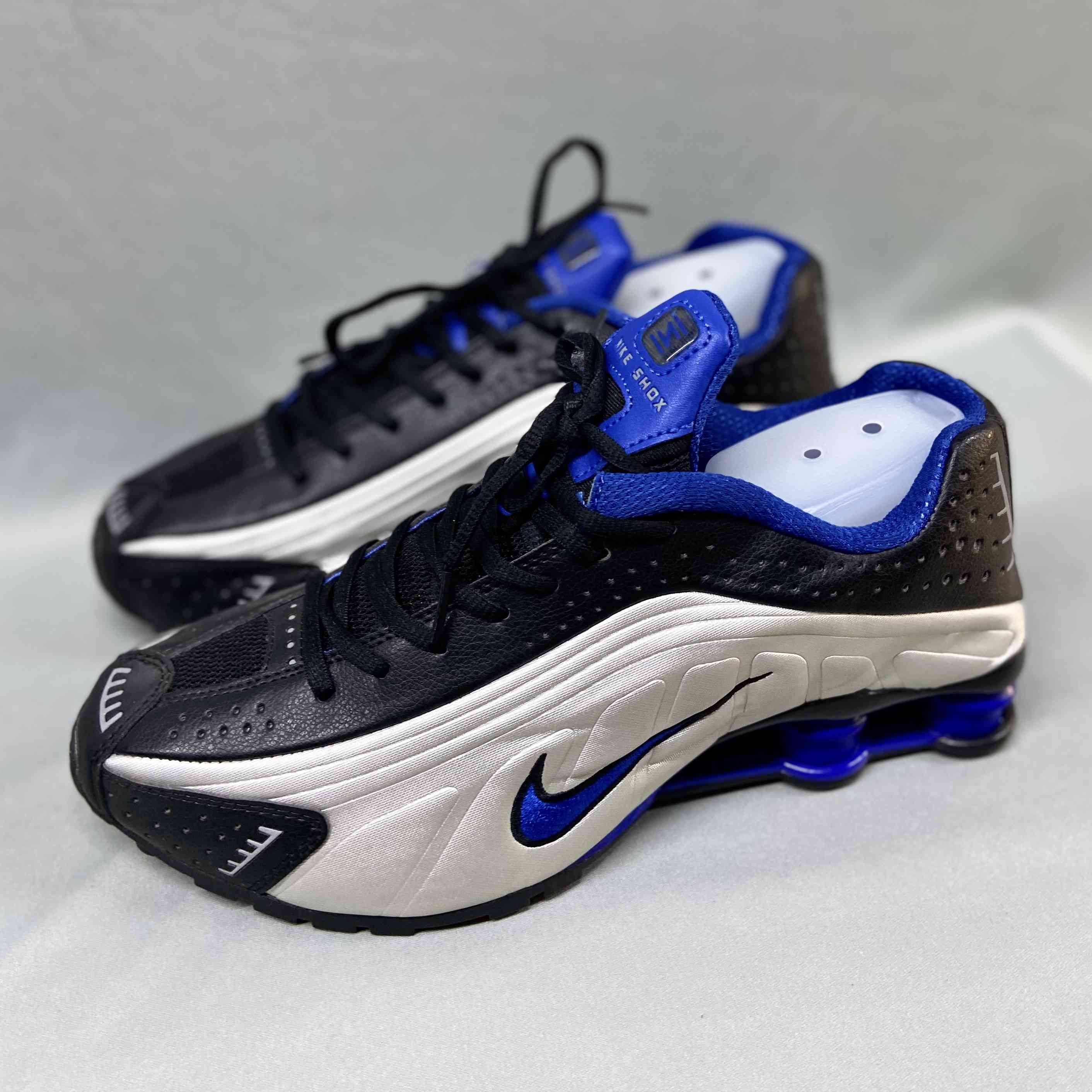 Shox R4 GS Metallic Silver Racer Blue