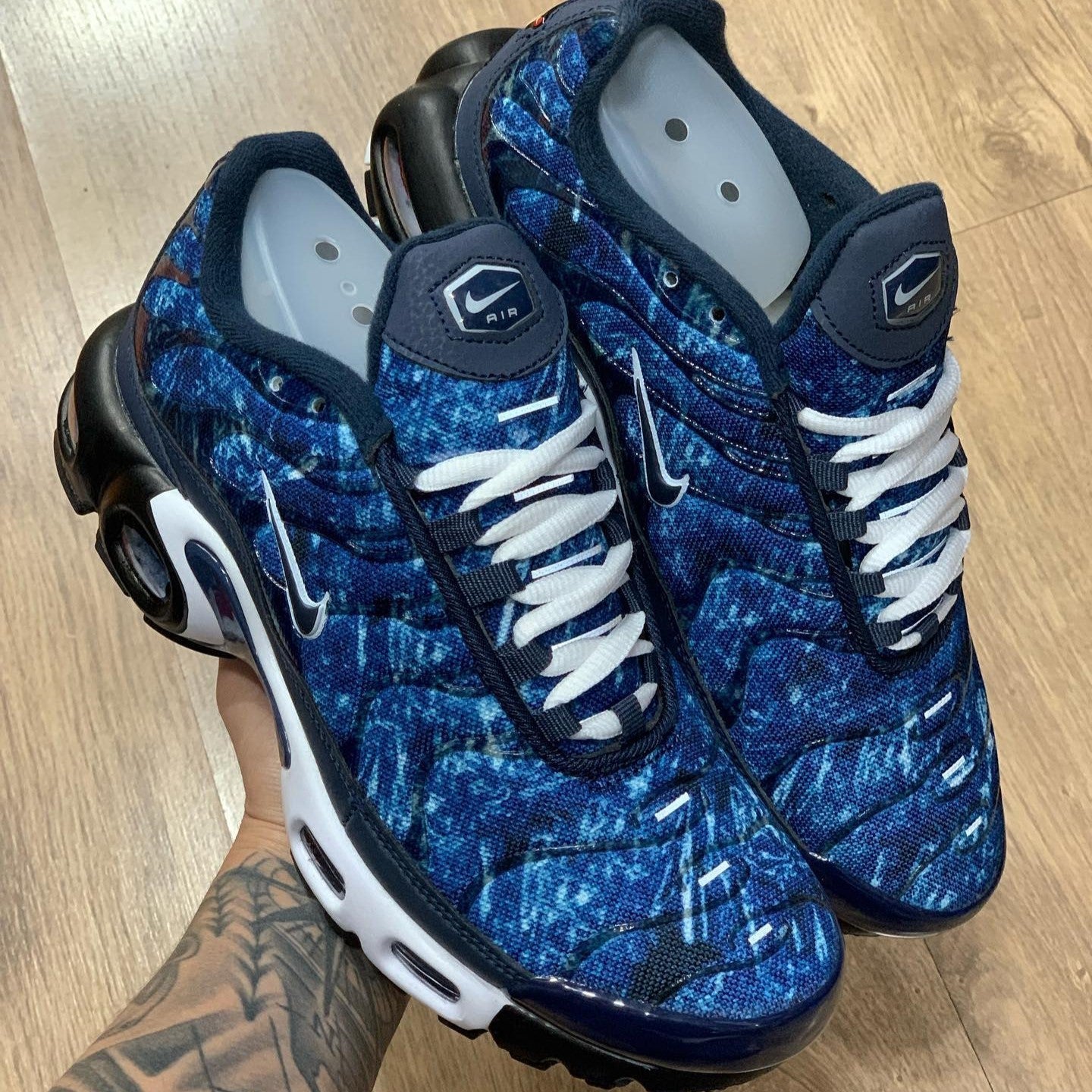 Air Max Plus TN Blue Crinkled Metal