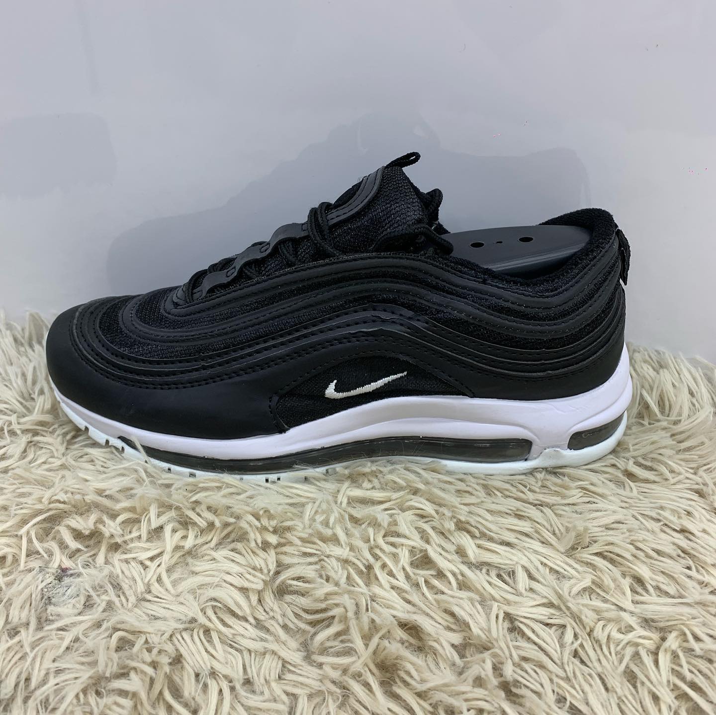 Air Max 97 Metallic Leather Black