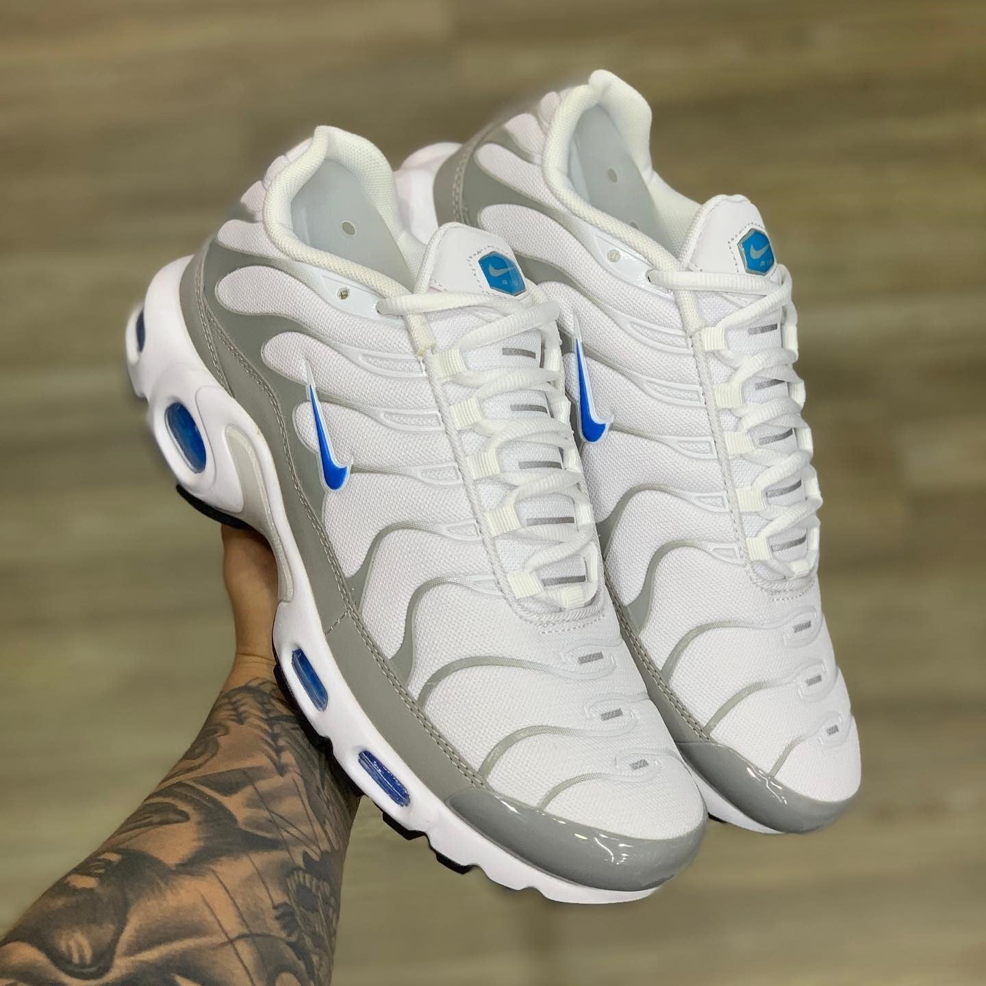 Air Max Plus TN White Laser Blue