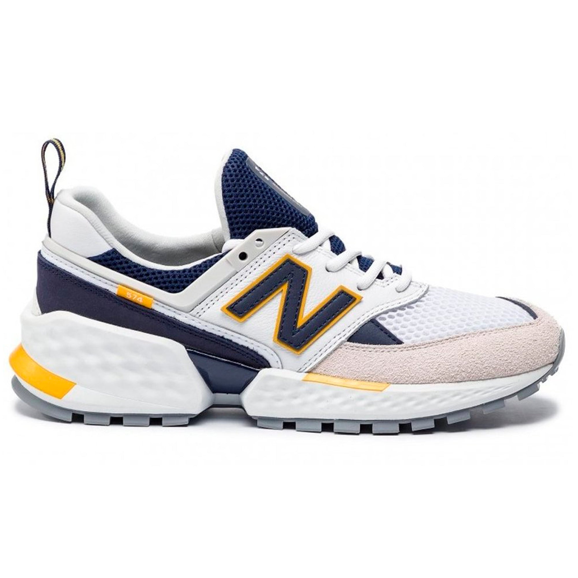 New Balance 574 V2 White Yellow