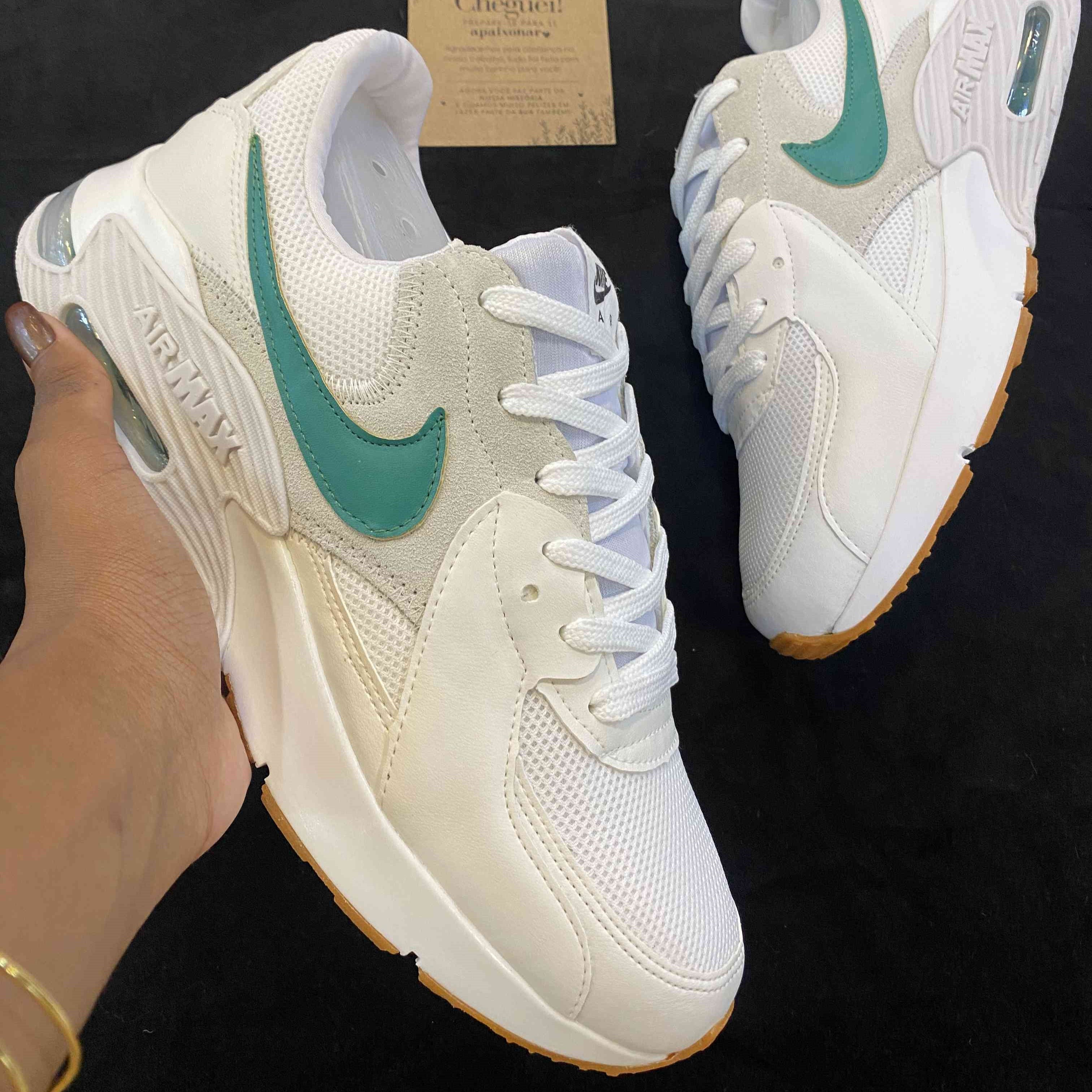 Air Max Excee First Use White Grey Green