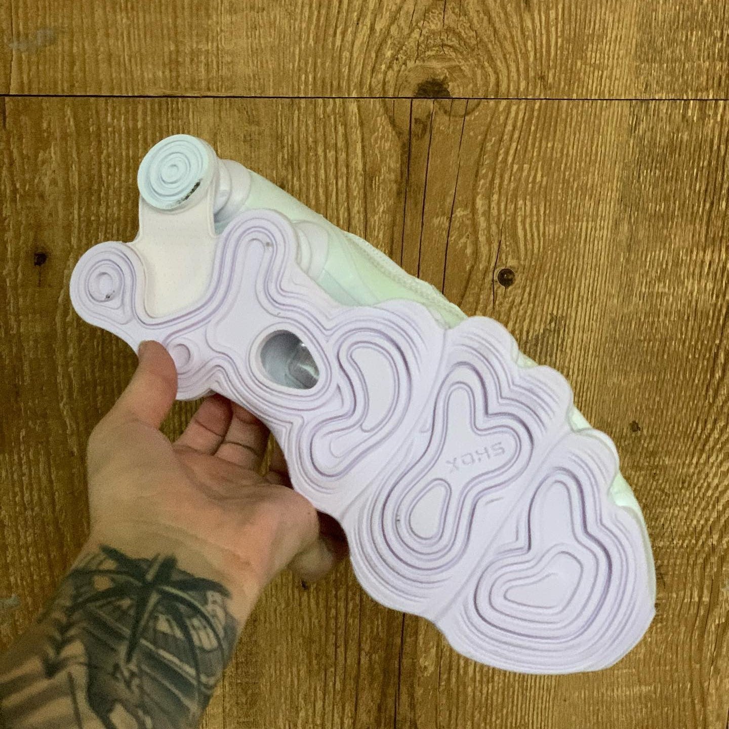 Shox TL Nova White Barely Grape