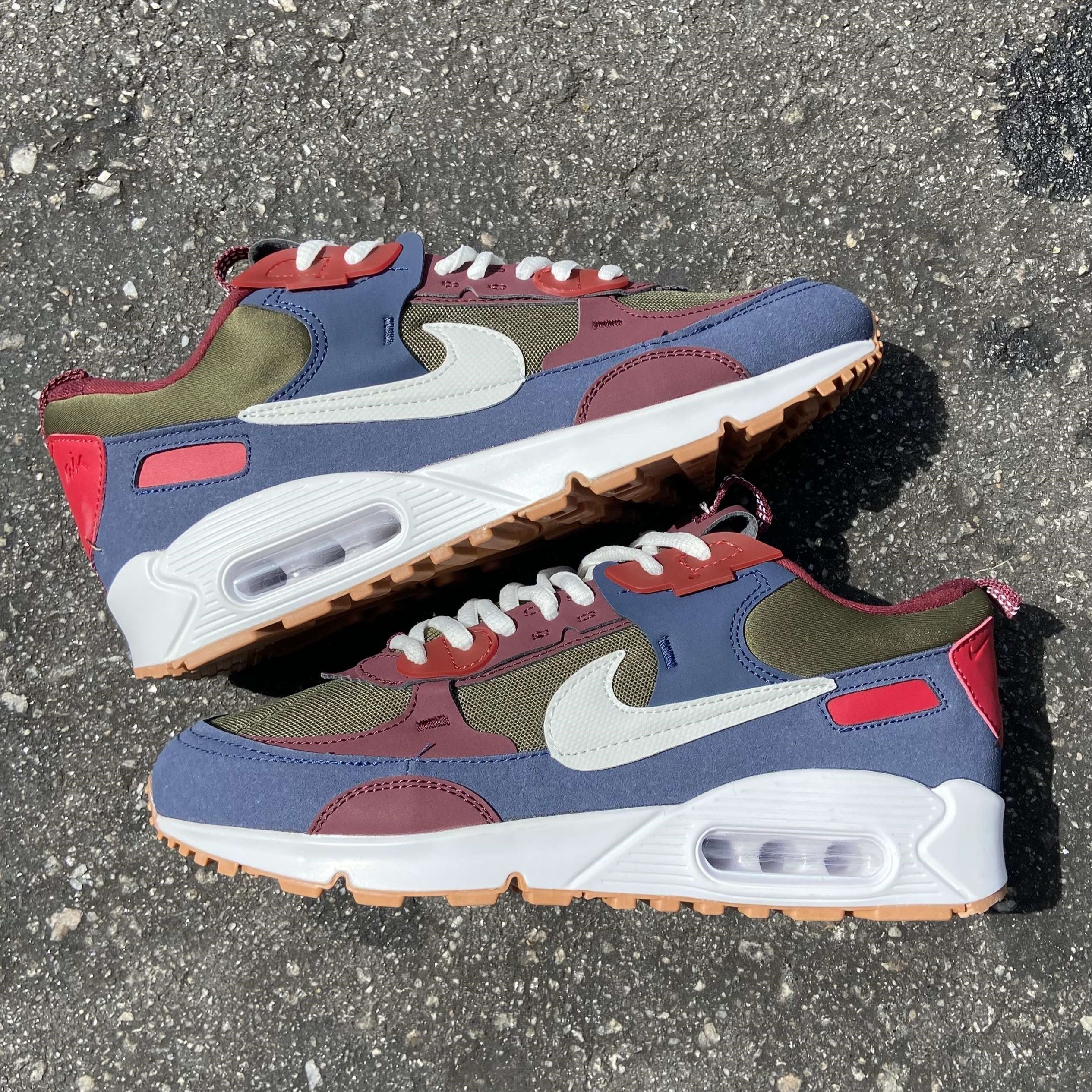 Air Max 90 Futura Medium Olive Navy Femme