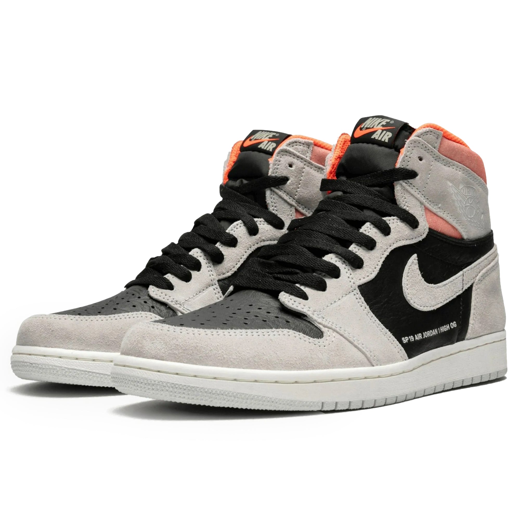 Air Jordan 1 Retro High OG Neutral Grey Hyper Crimson