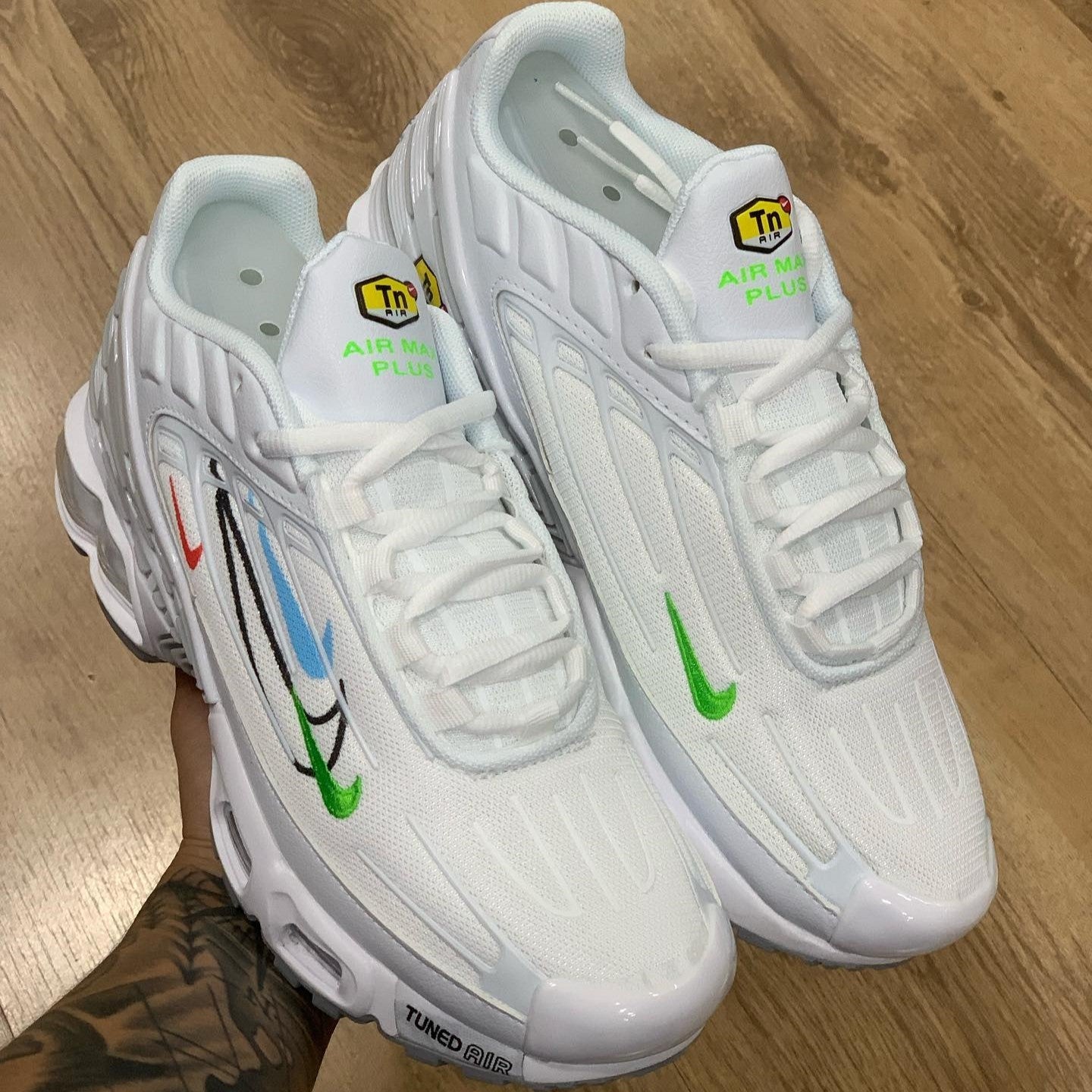Air Max Plus TN 3 Multi Swooshes White