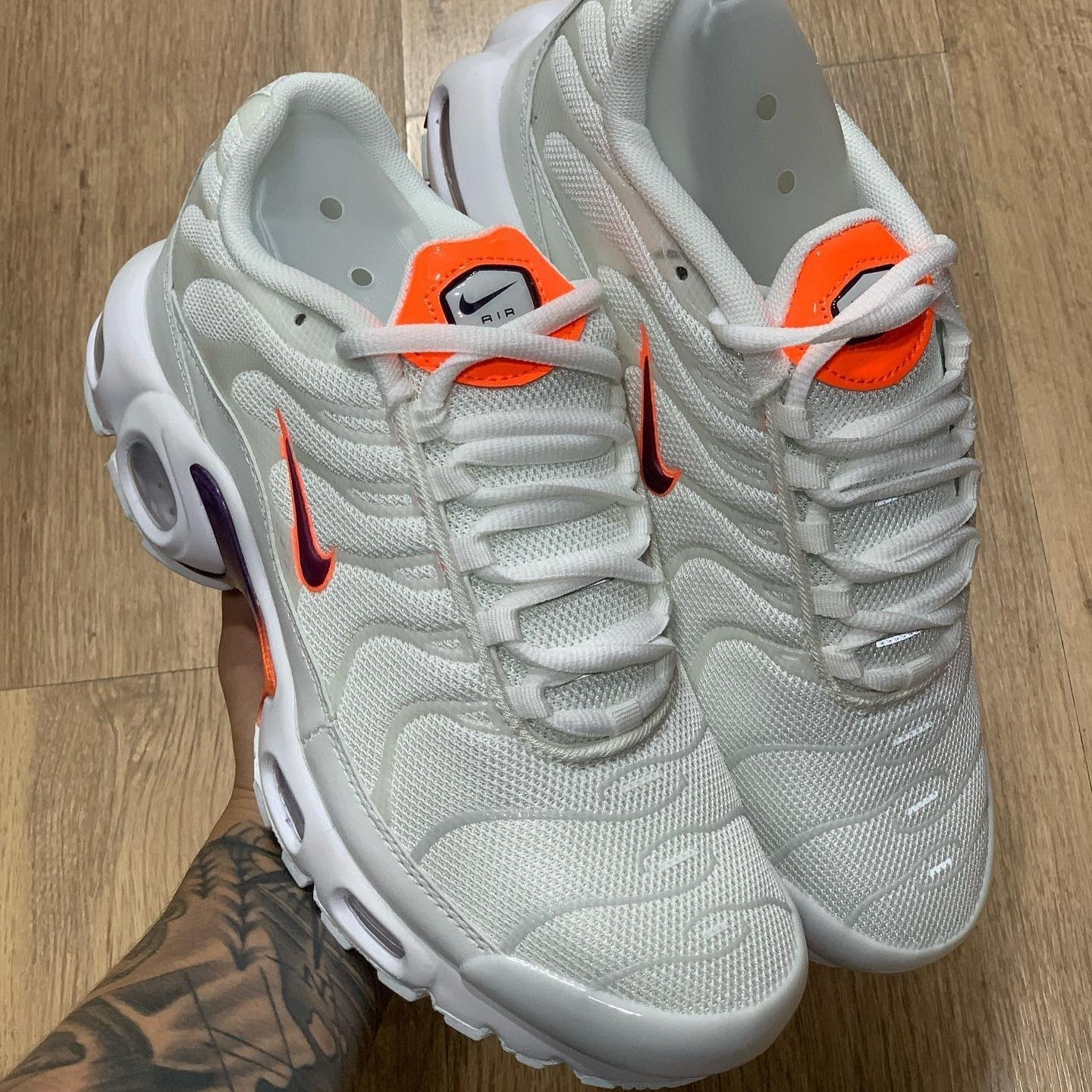 Air Max Plus TN White Purple Red