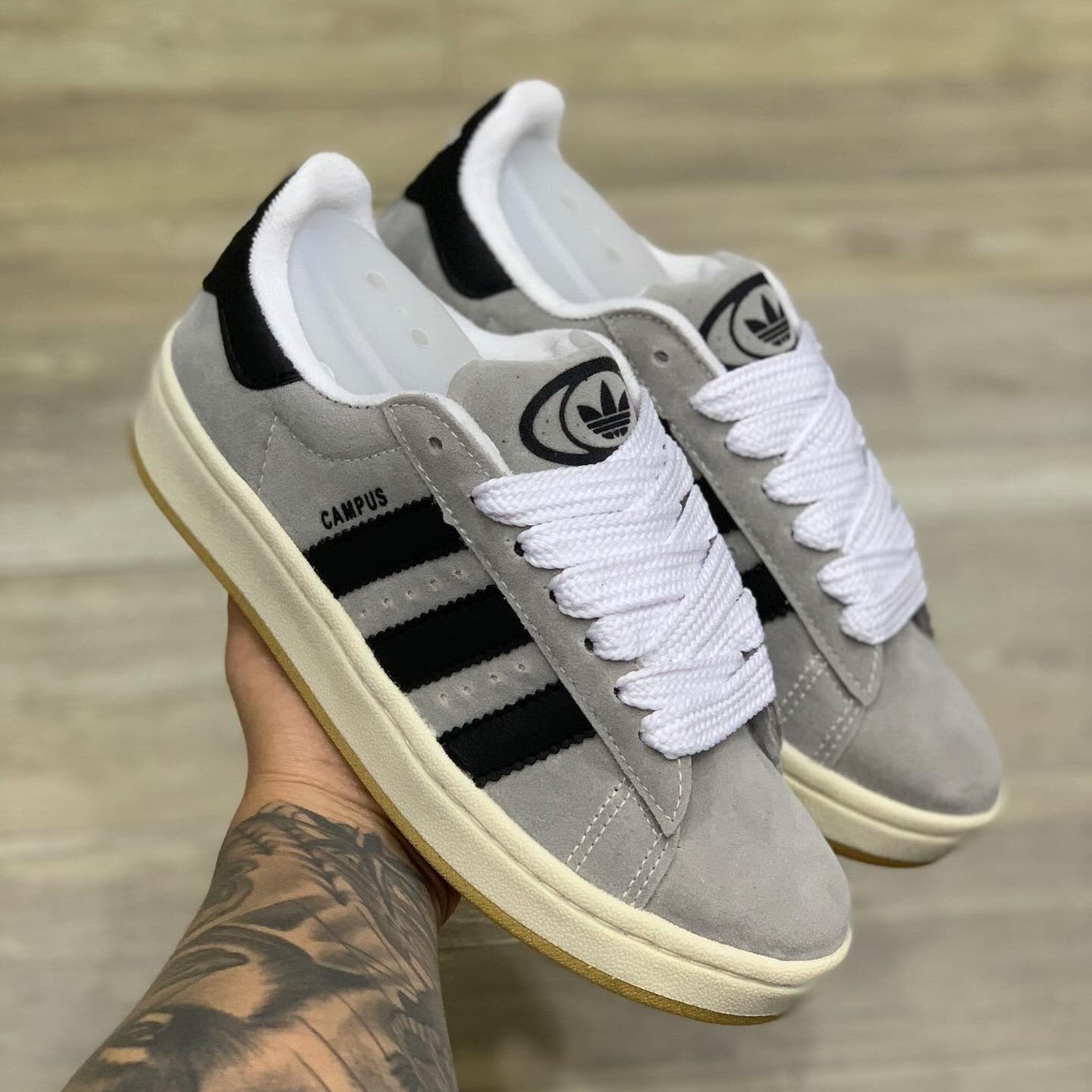 Campus 00s Crystal White Black