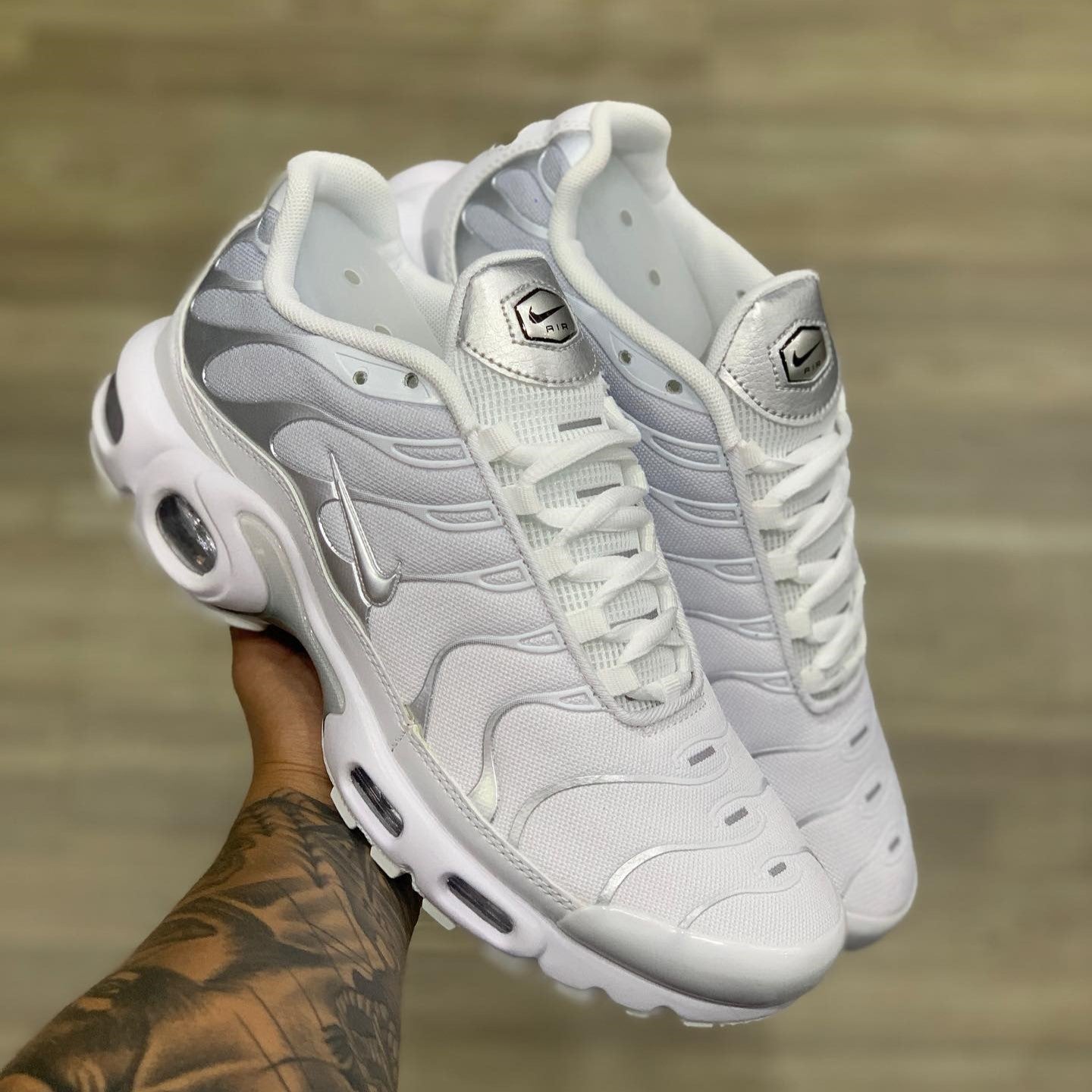 Air Max Plus TN White Metallic Silver