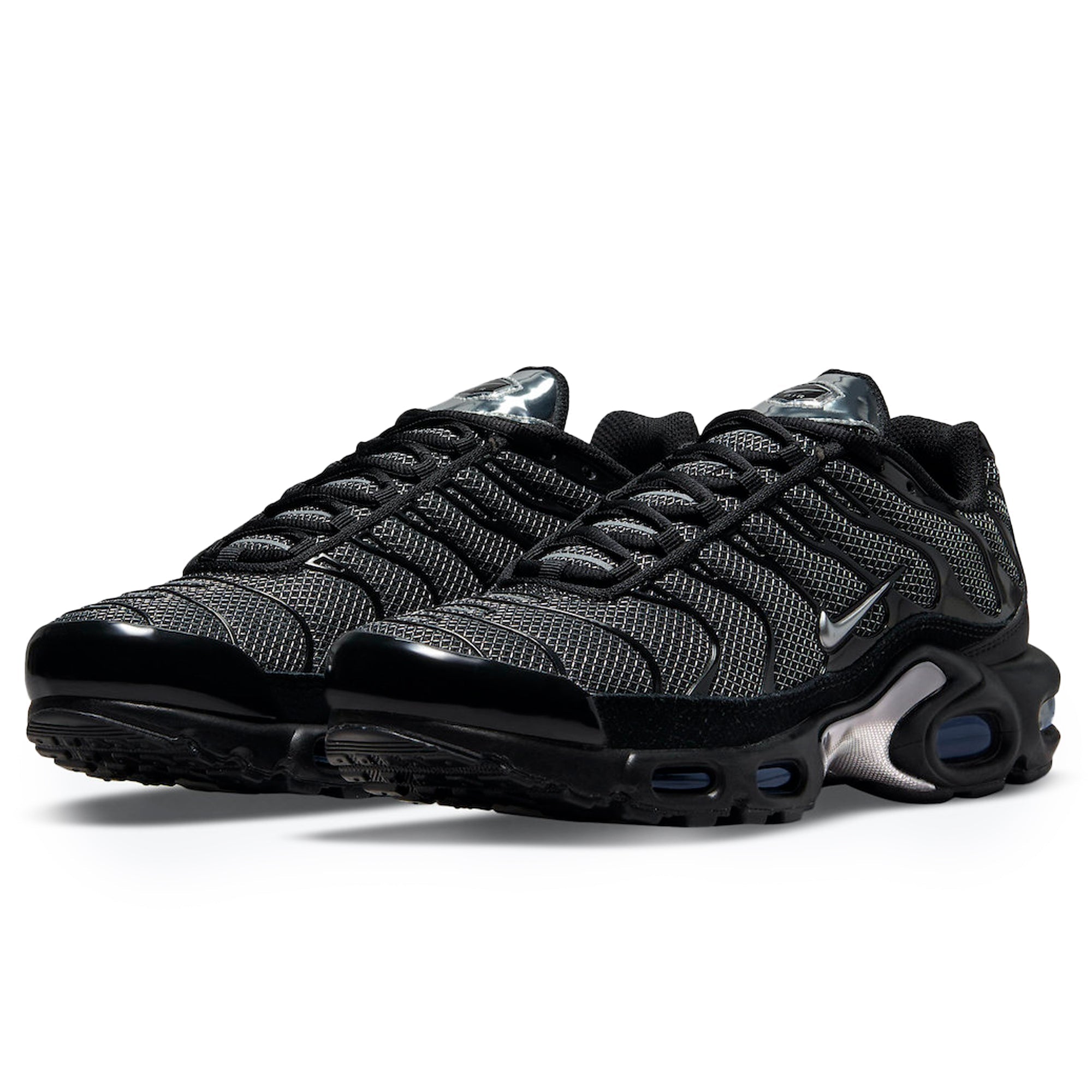 Air Max Plus Black Metallic Silver Refletive