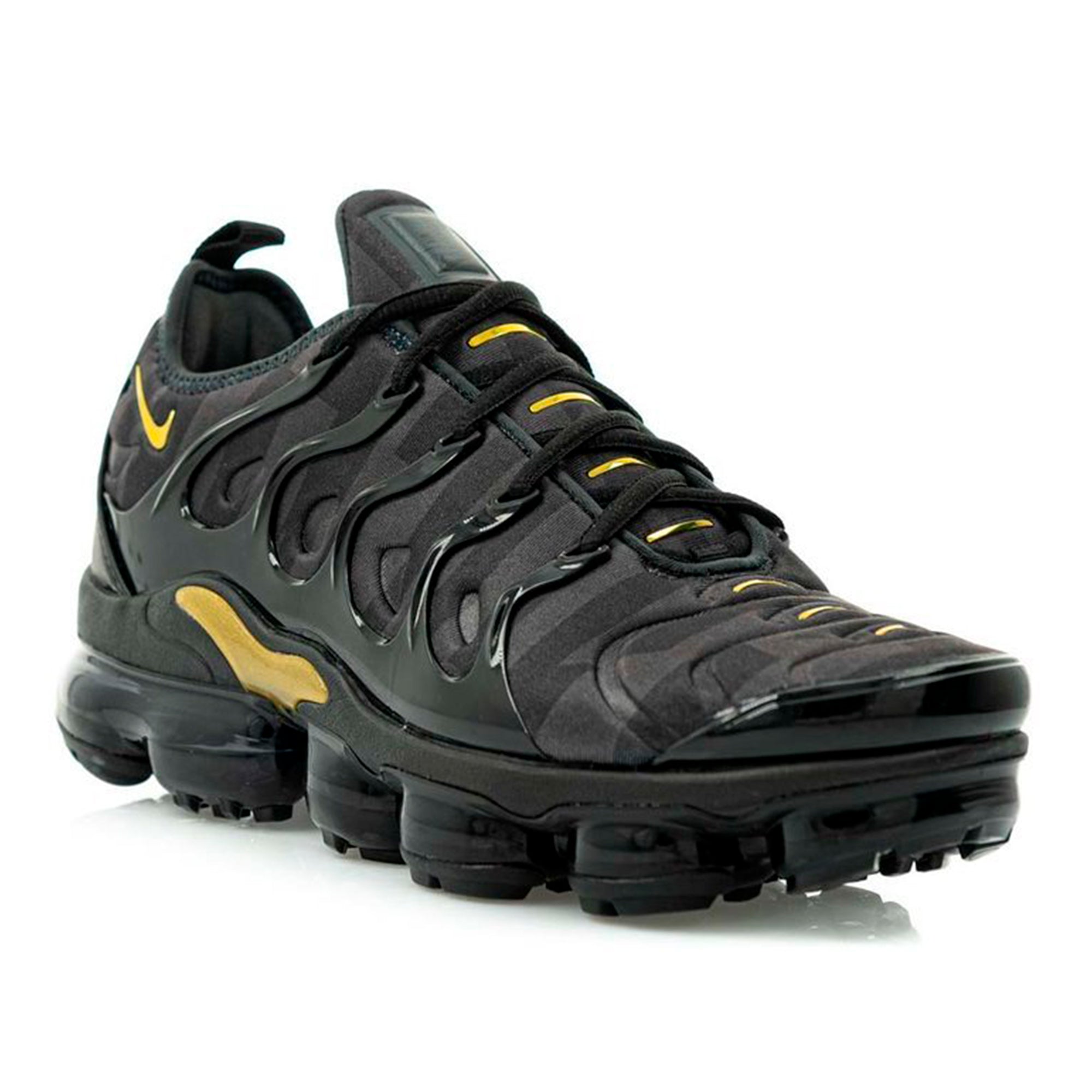 VaporMax Plus Black Anthracite Gold