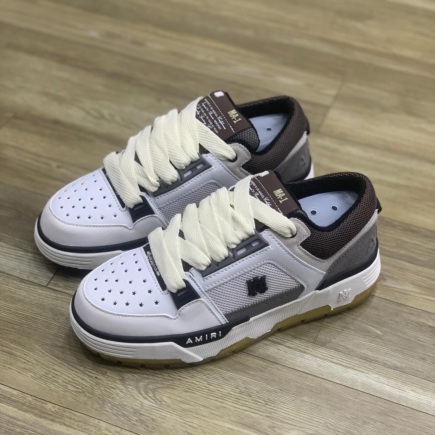 AMIRI MA-1 Grey Black Beige