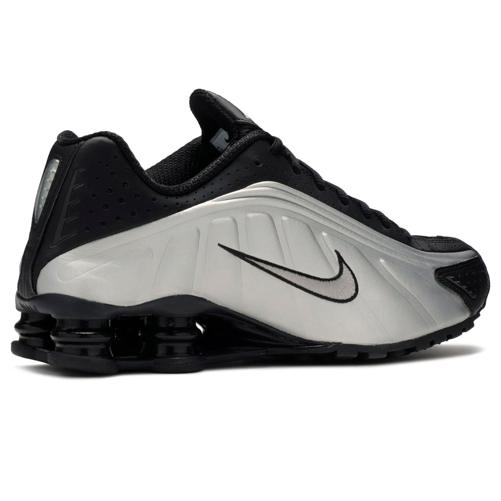 Shox R4 Black Silver