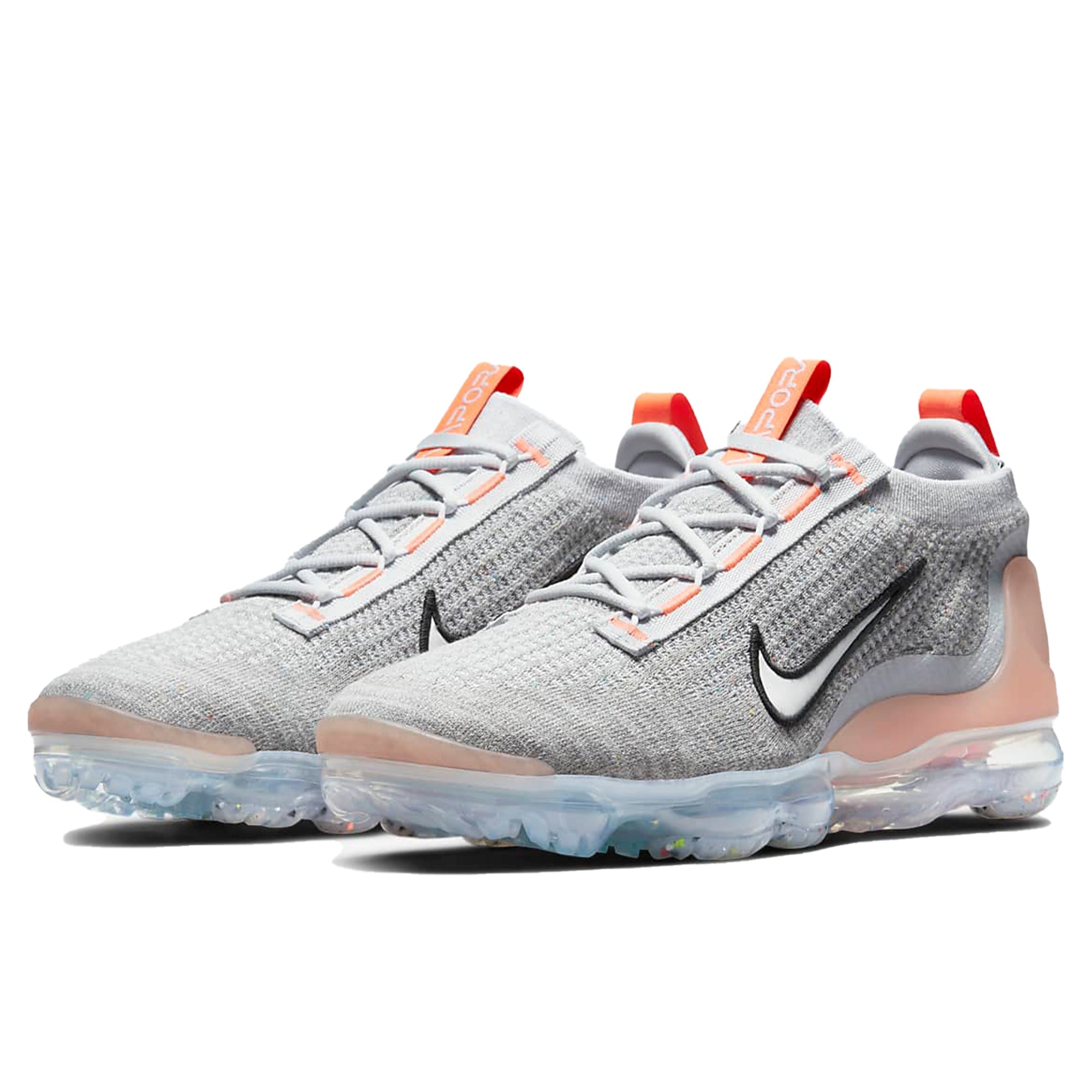 VaporMax 2021 Flyknit Grey Fog Bright Mango