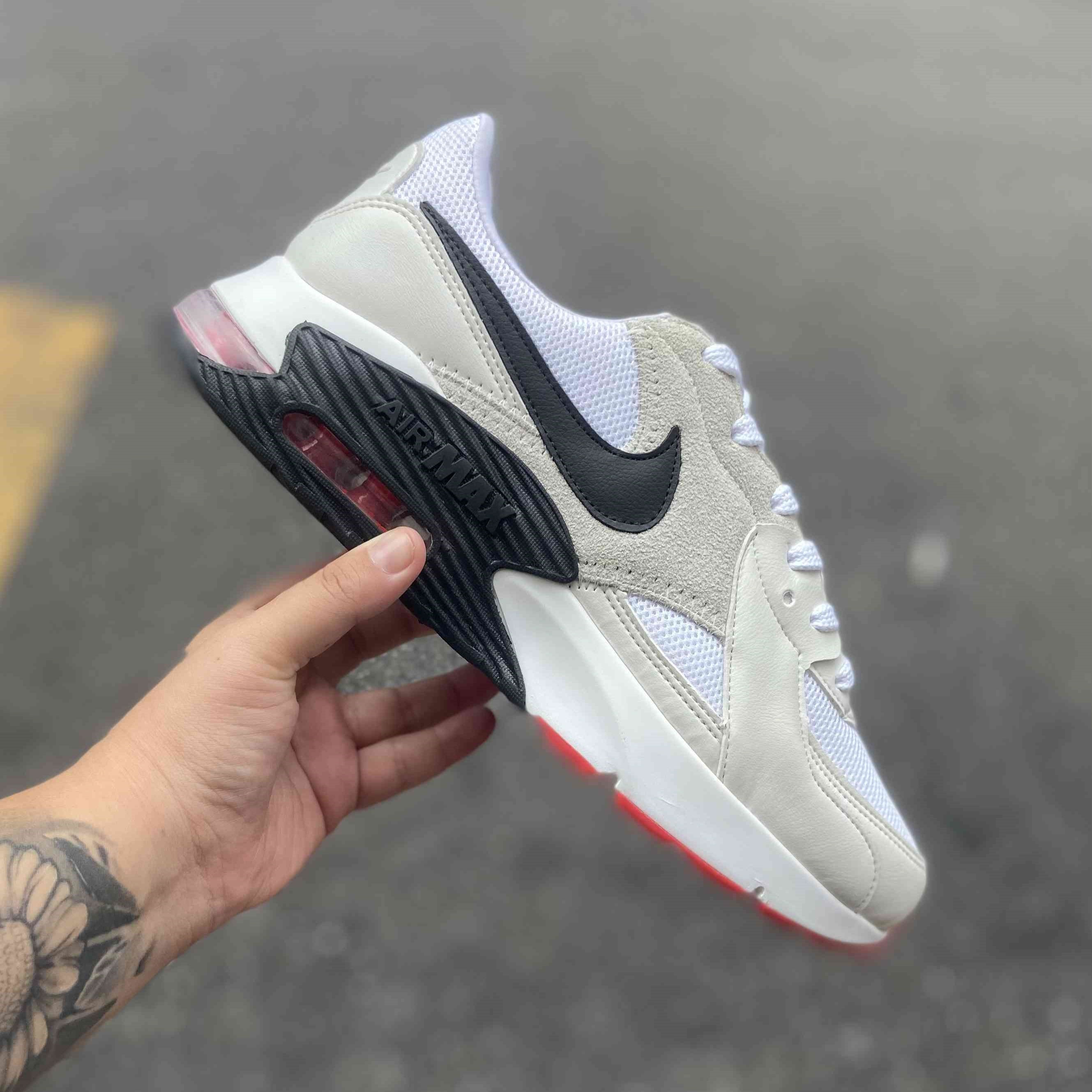 Air Max Excee White Black Crimson