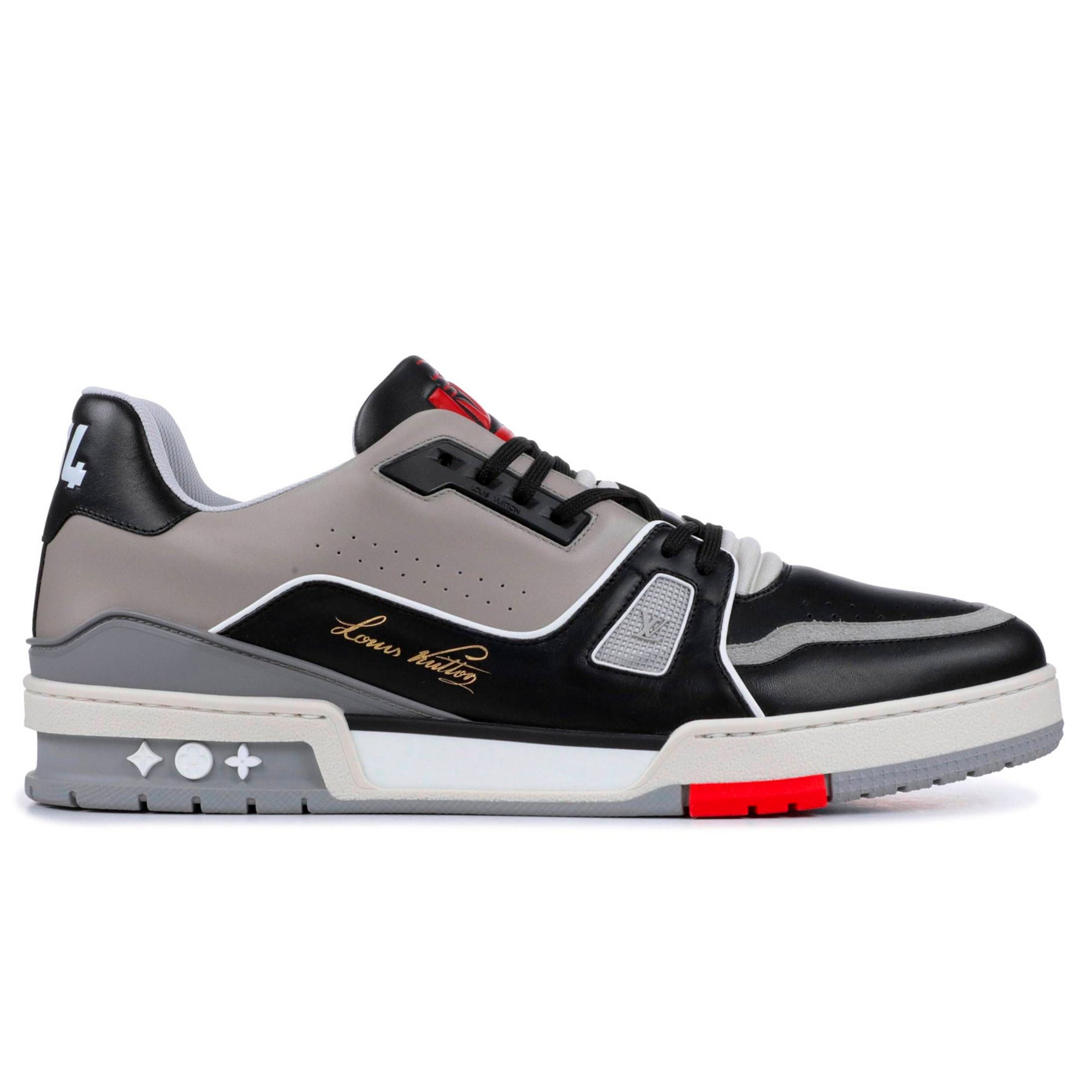 LV Trainer Sneaker Low Black Grey