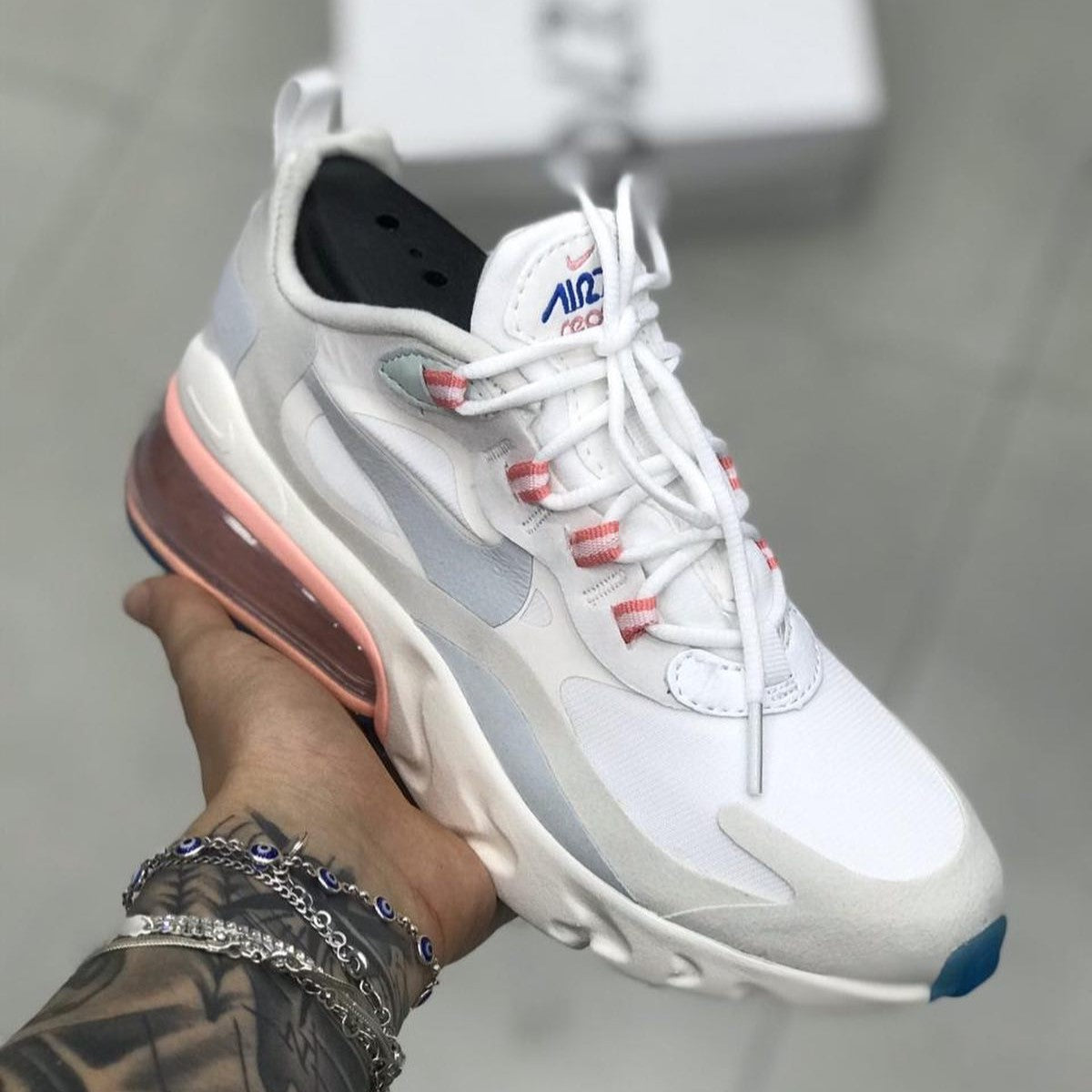 Air Max 270 React American Modern Art White