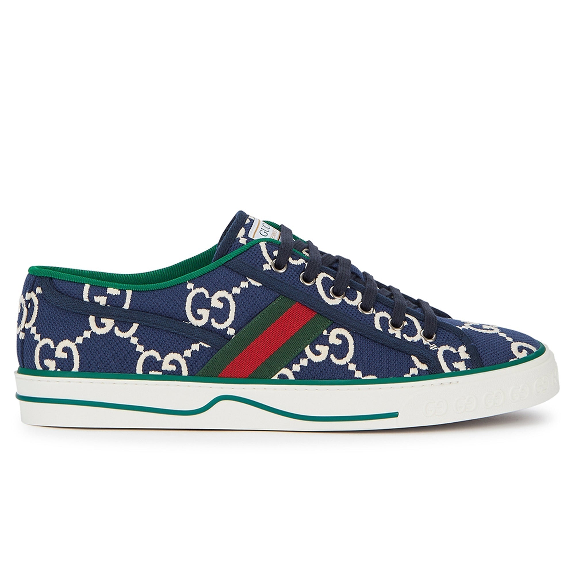 Gucci Tennis 1977 Low-Top Sneakers In Blue White