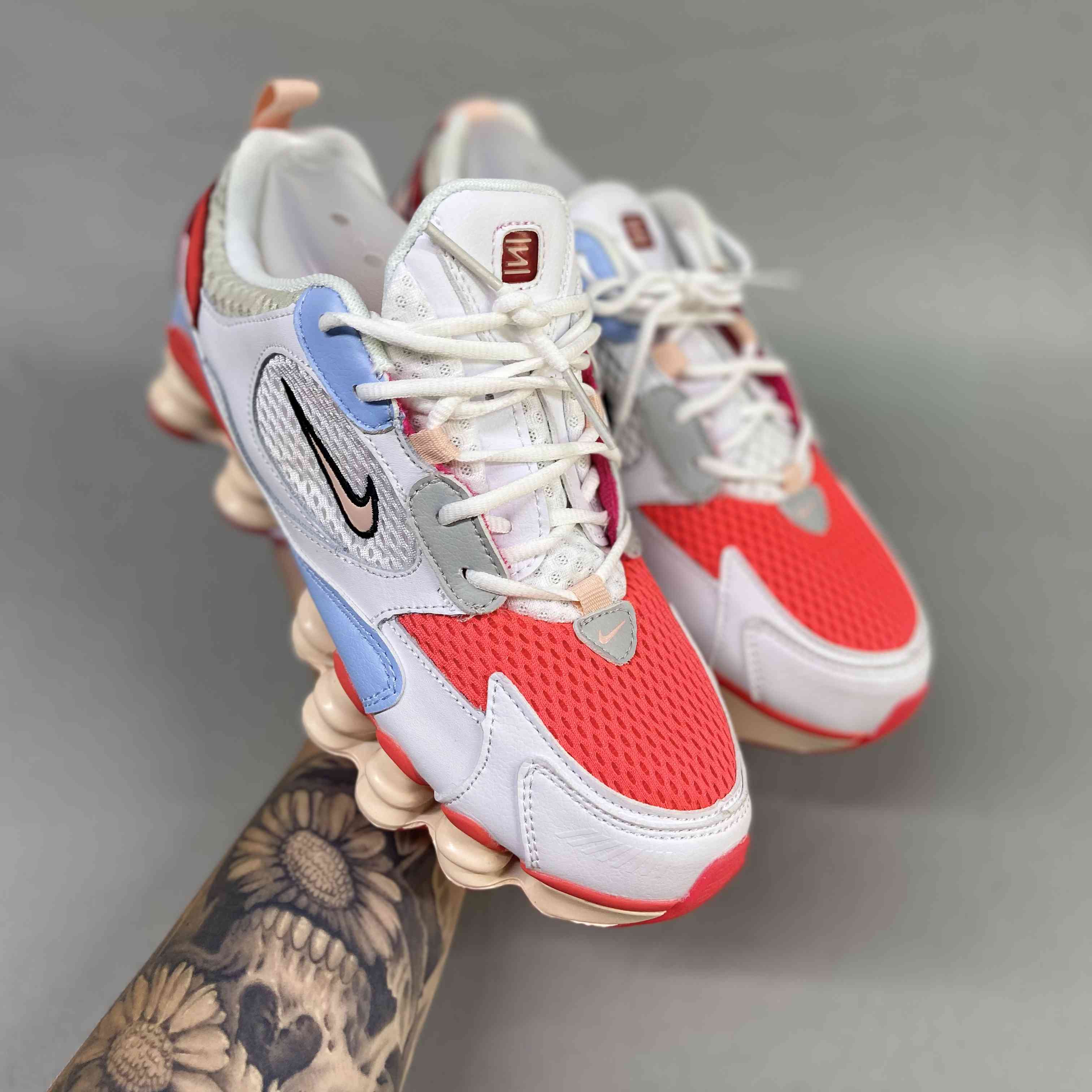 Shox TL Nova White Laser Crimson