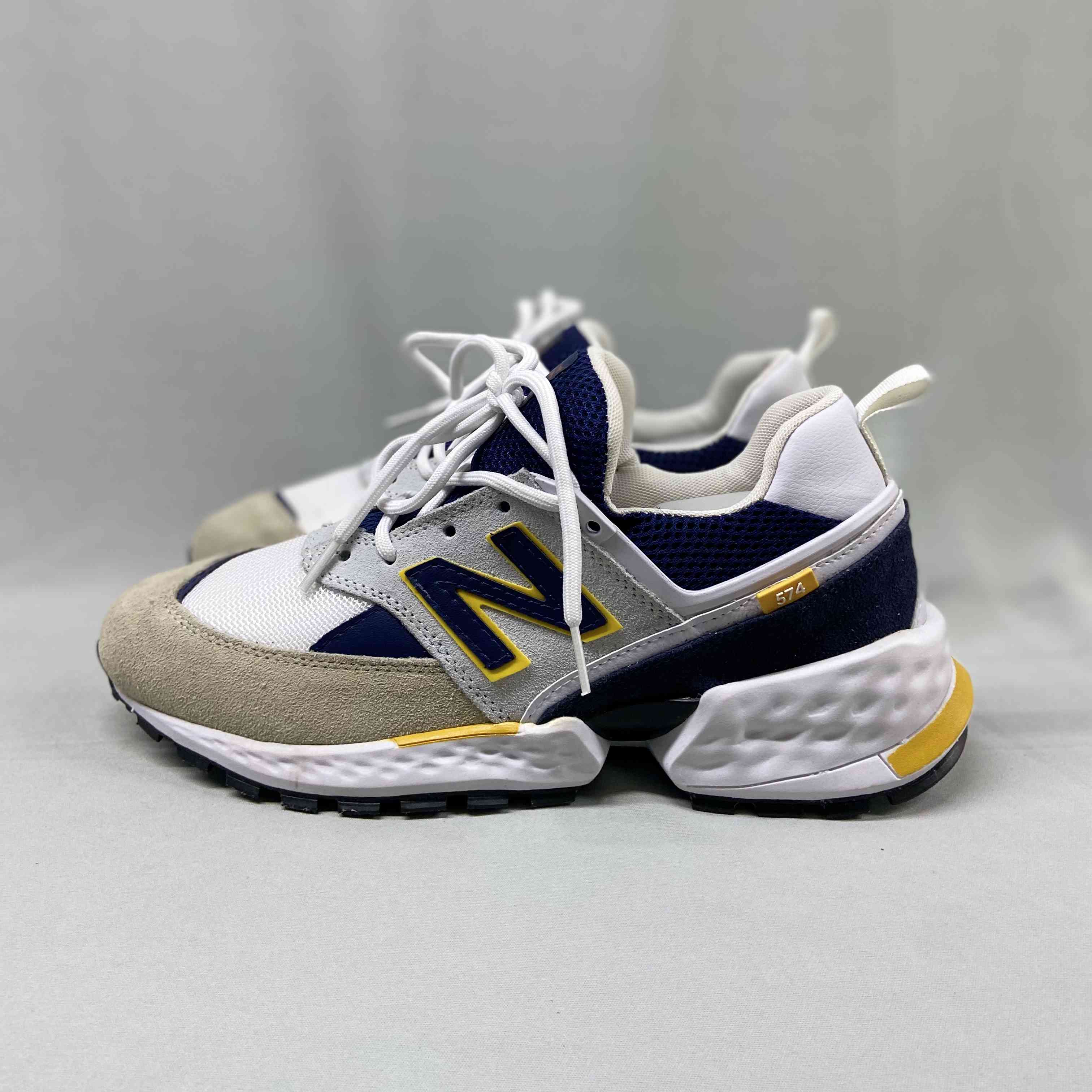 New Balance 574 V2 White Yellow