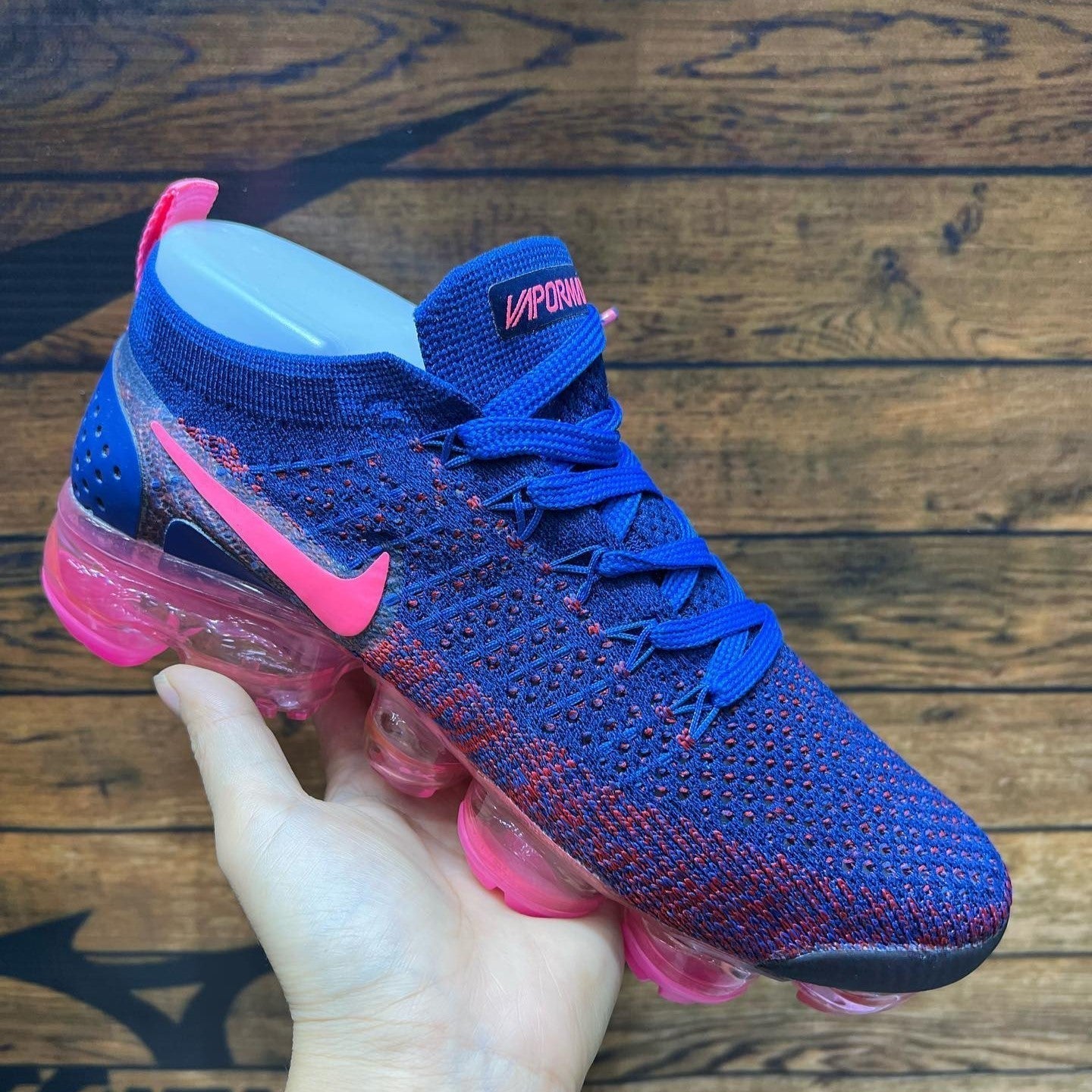 VaporMax Flyknit 2 Racer Pink Blue