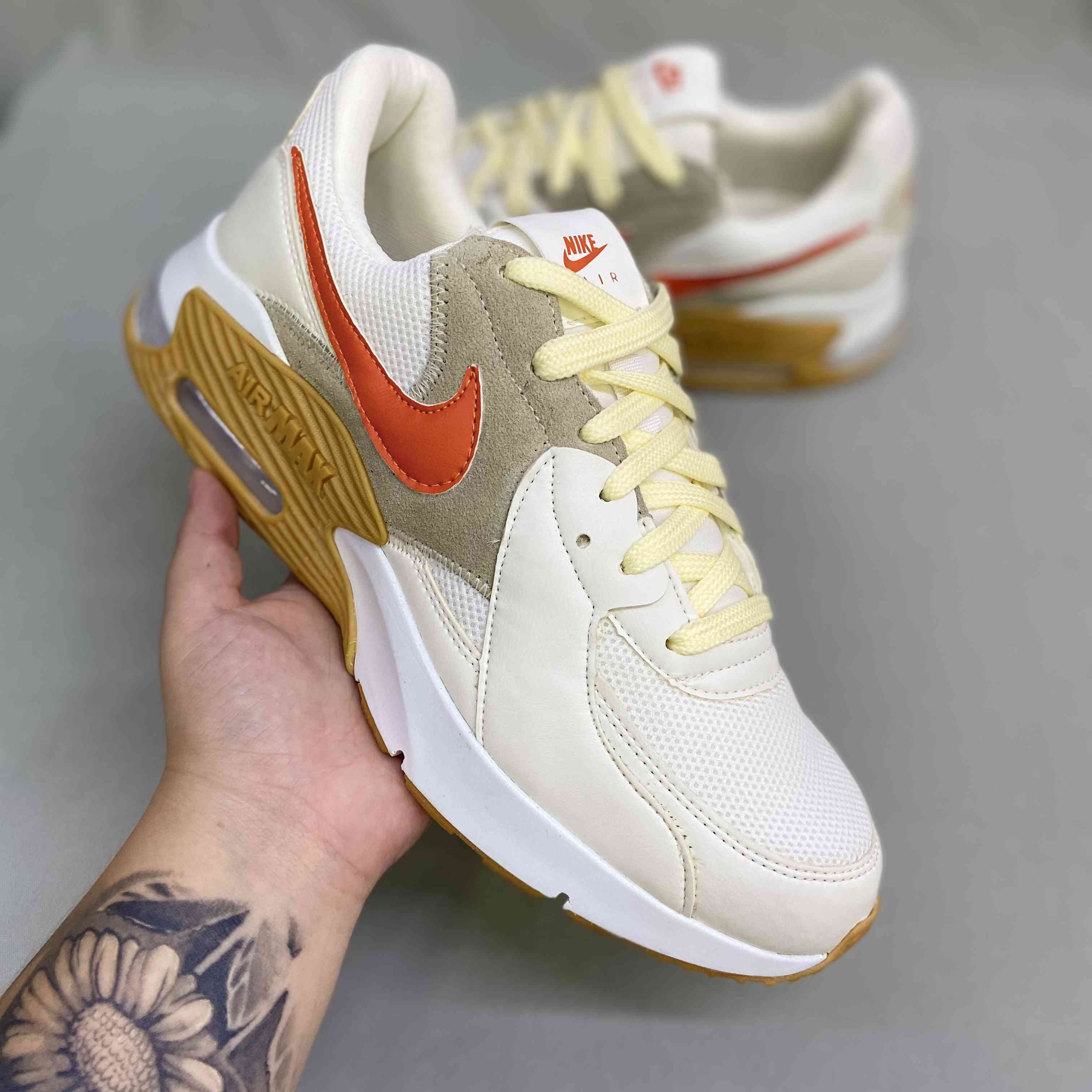 Air Max Excee First Use White Brown Orange