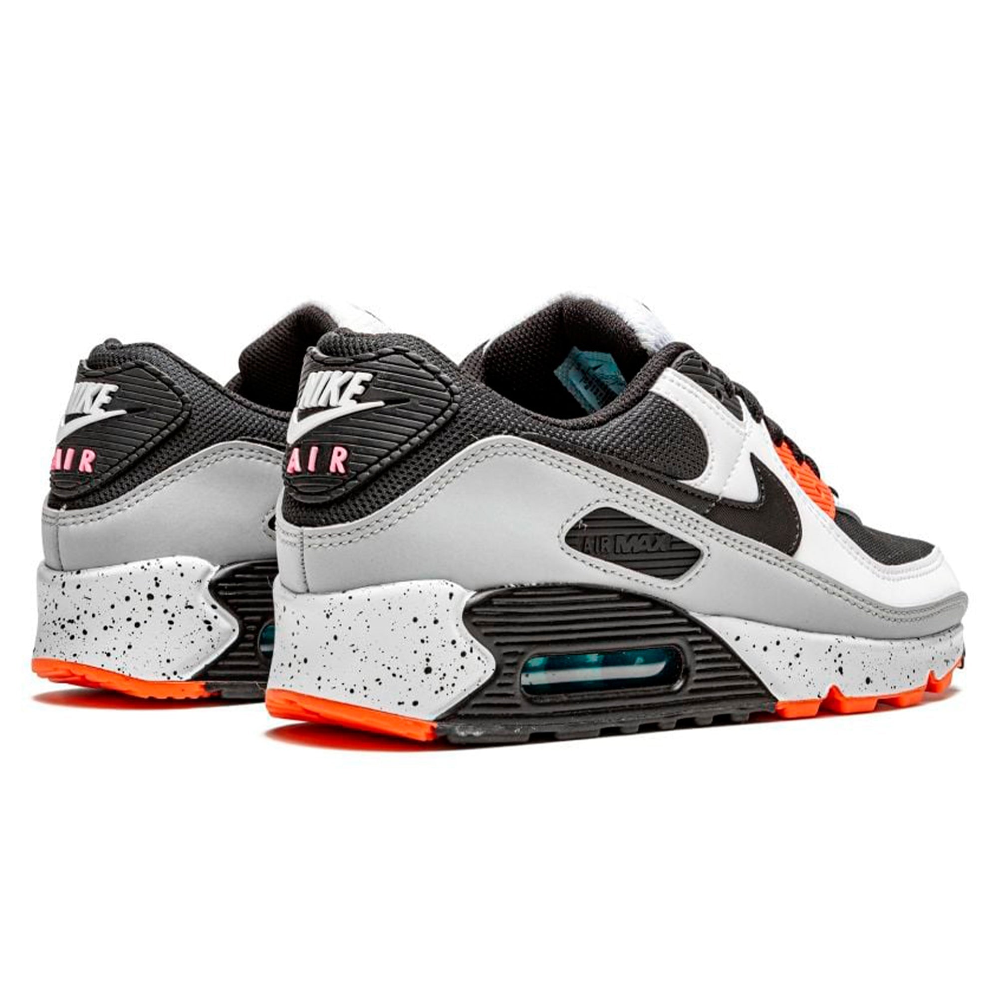 Air Max 90 White Turf Orange Black Grey