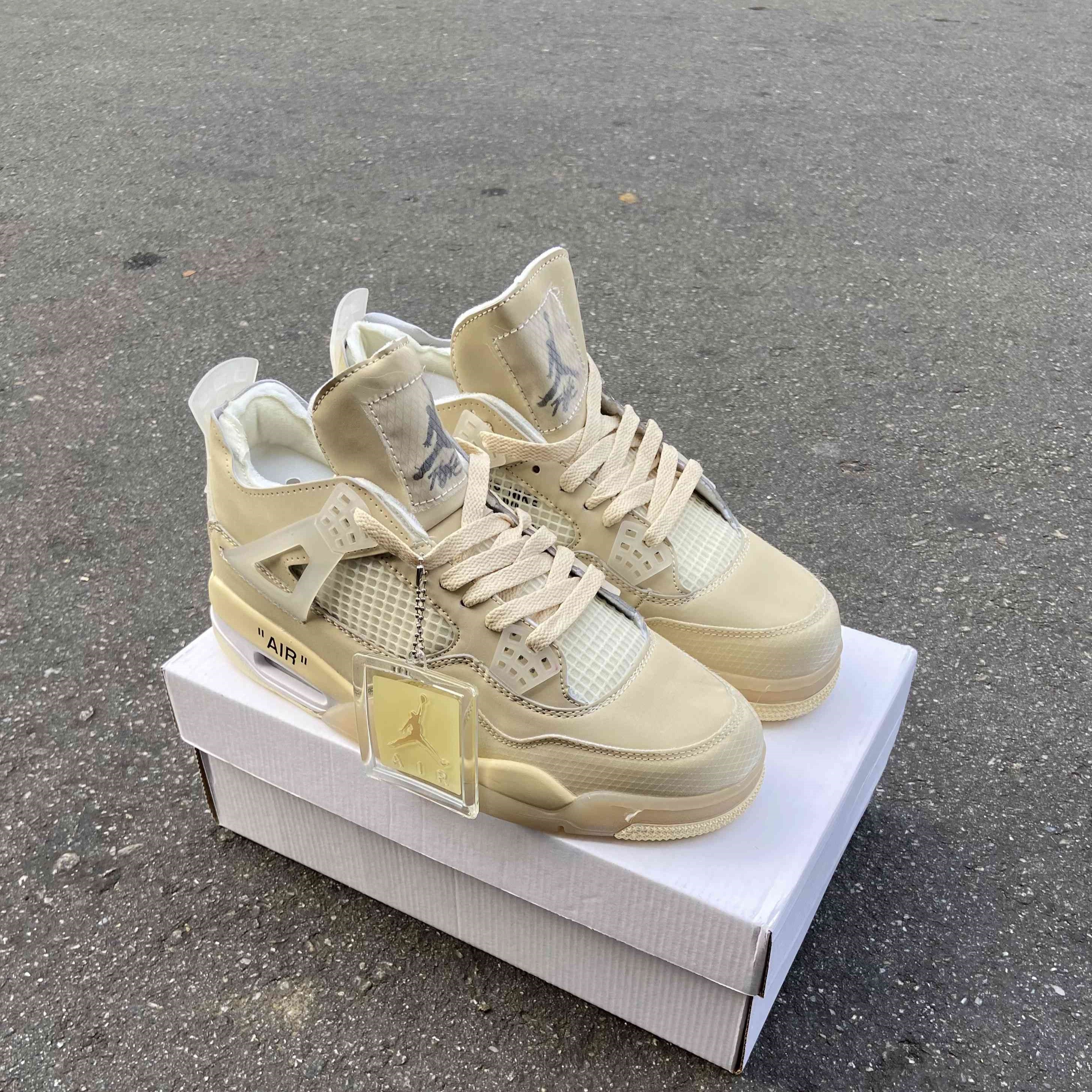 Air Jordan 4 Off White Retro SP Sail