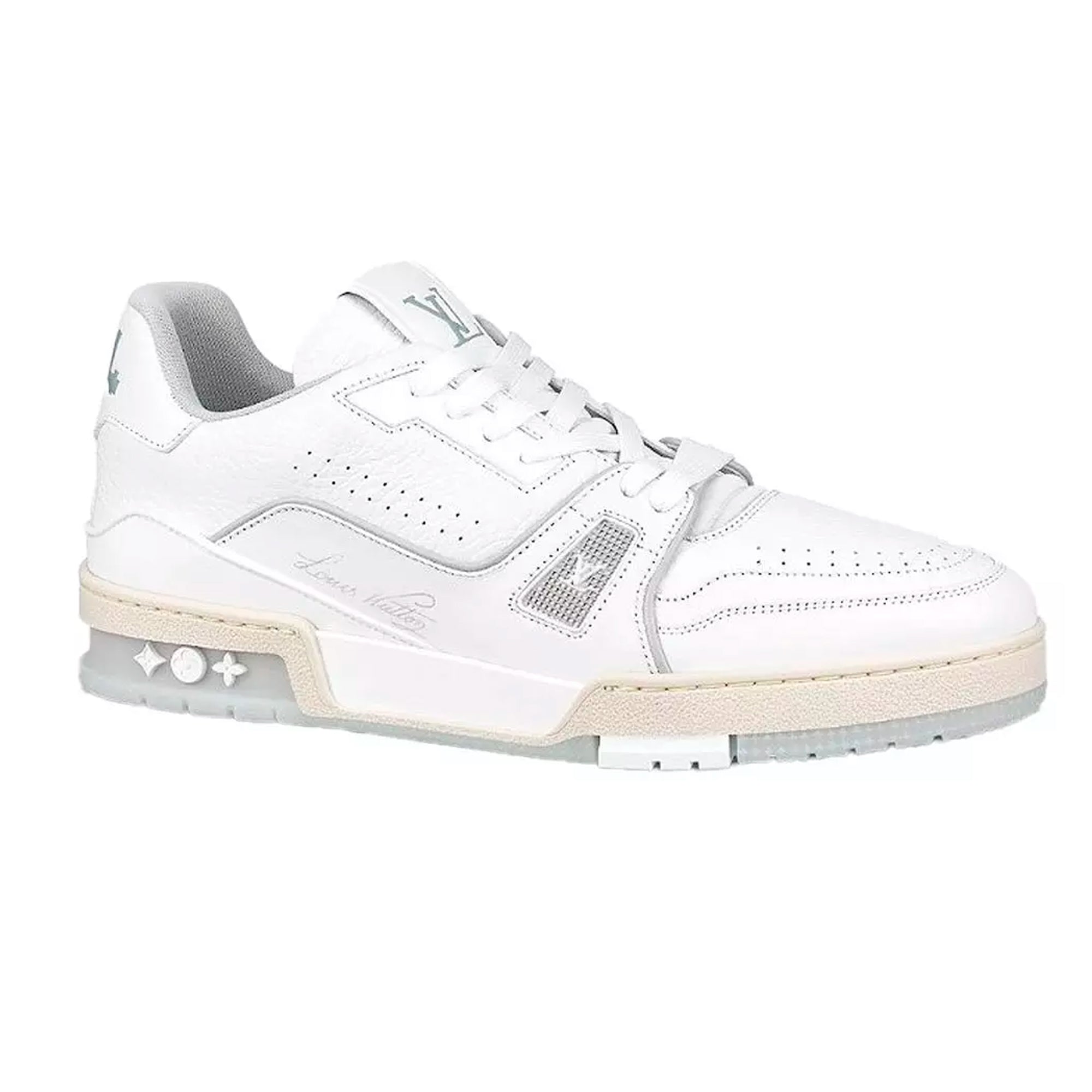 LV Trainer White Grey Signature