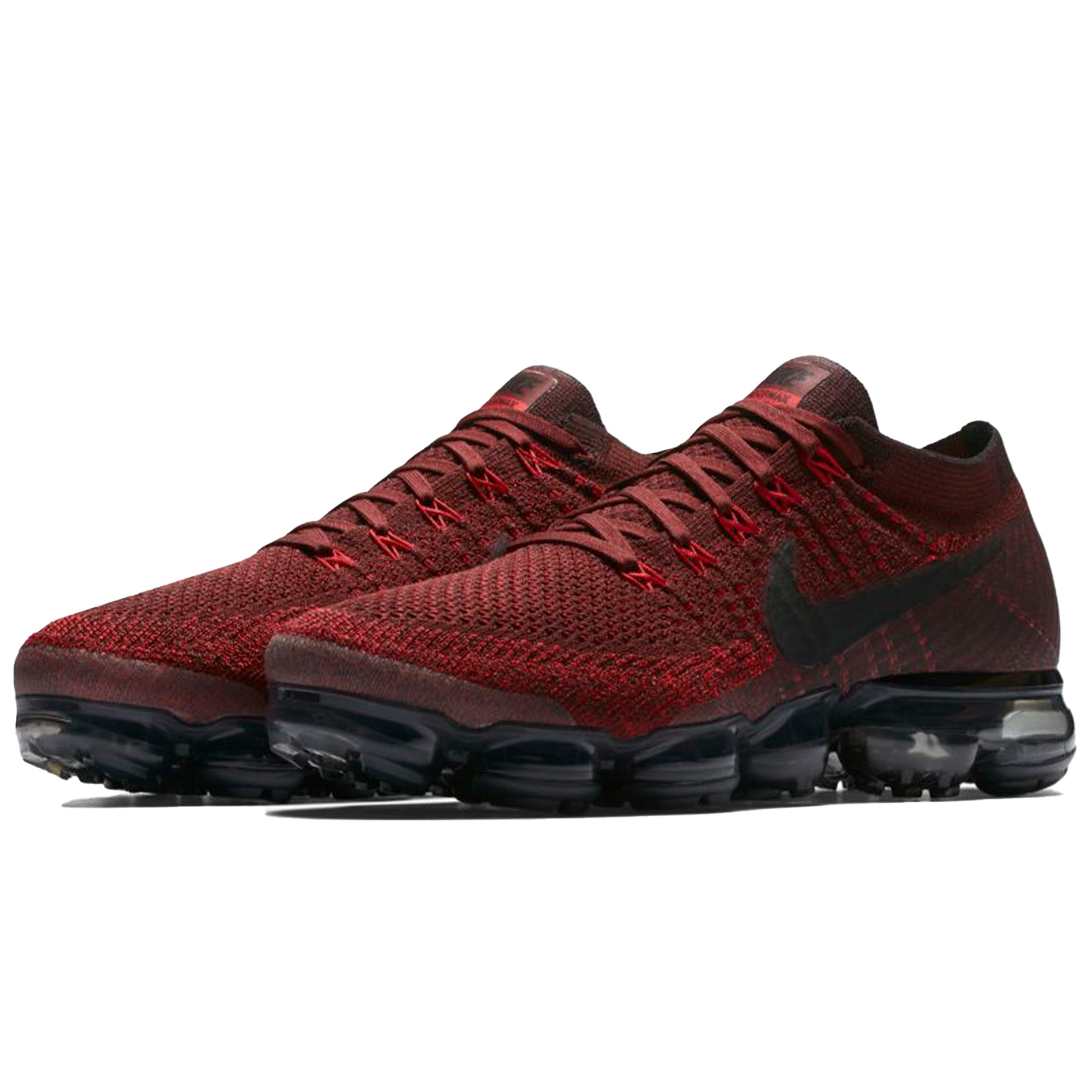VaporMax Dark Team Red