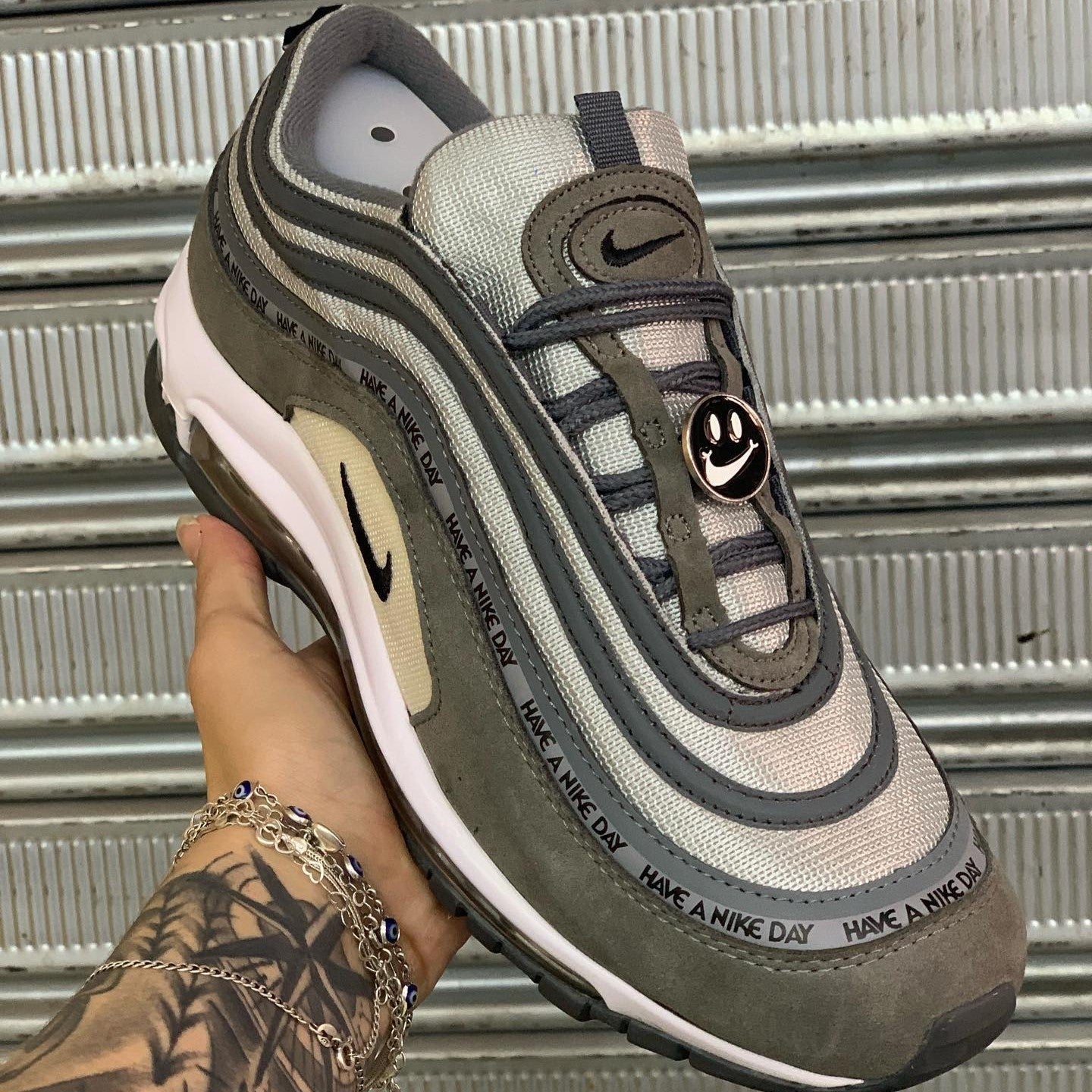 Air Max 97 GS Have A Nike Day Dark Grey