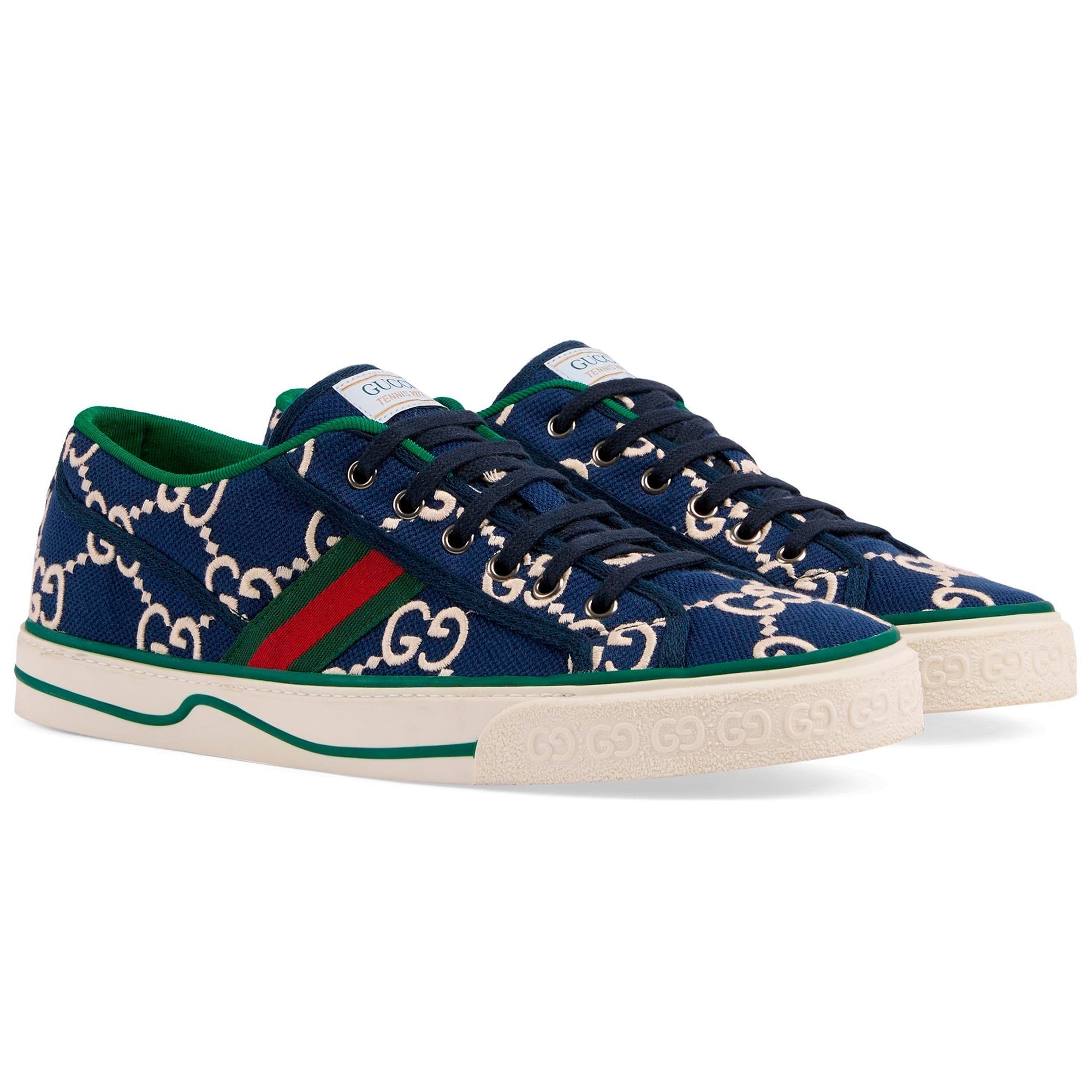 Gucci Tennis 1977 Low-Top Sneakers In Blue White