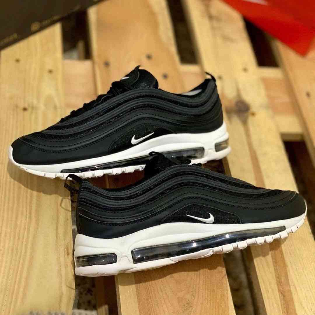 Air Max 97 Metallic Leather Black