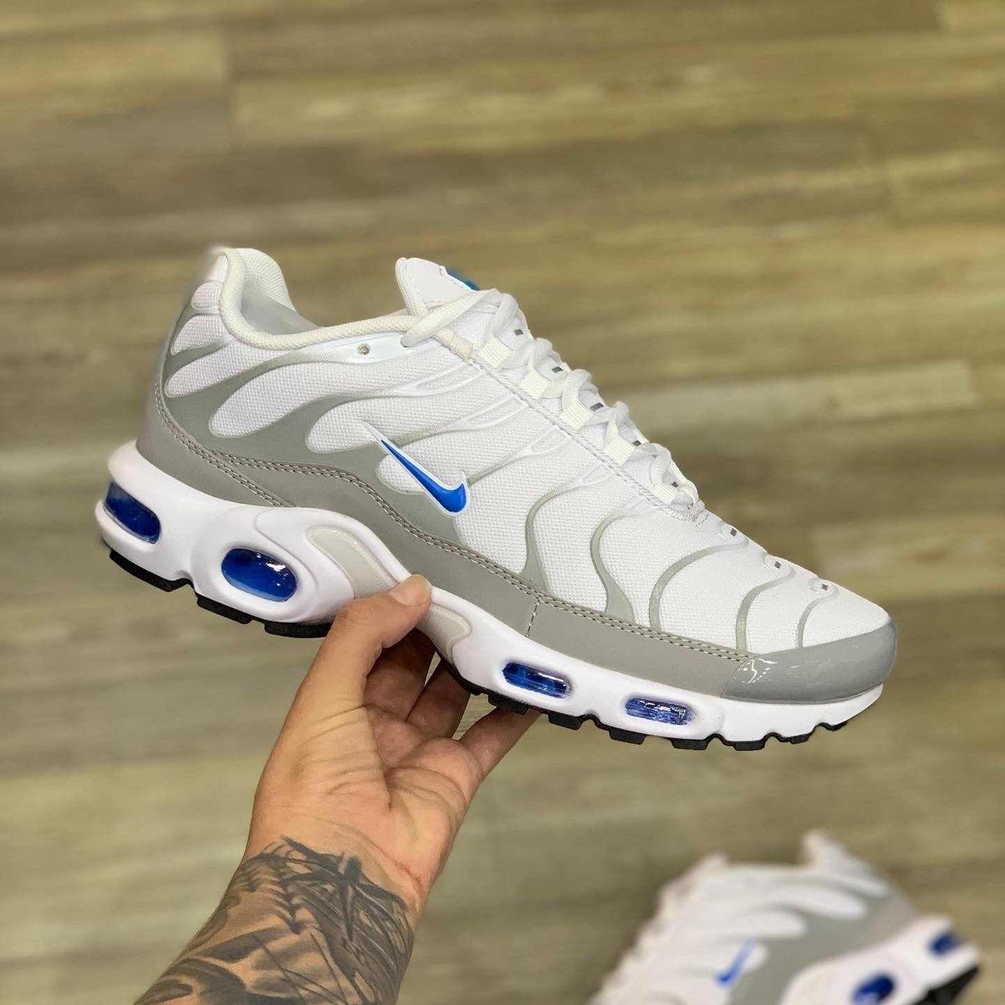 Air Max Plus TN White Laser Blue