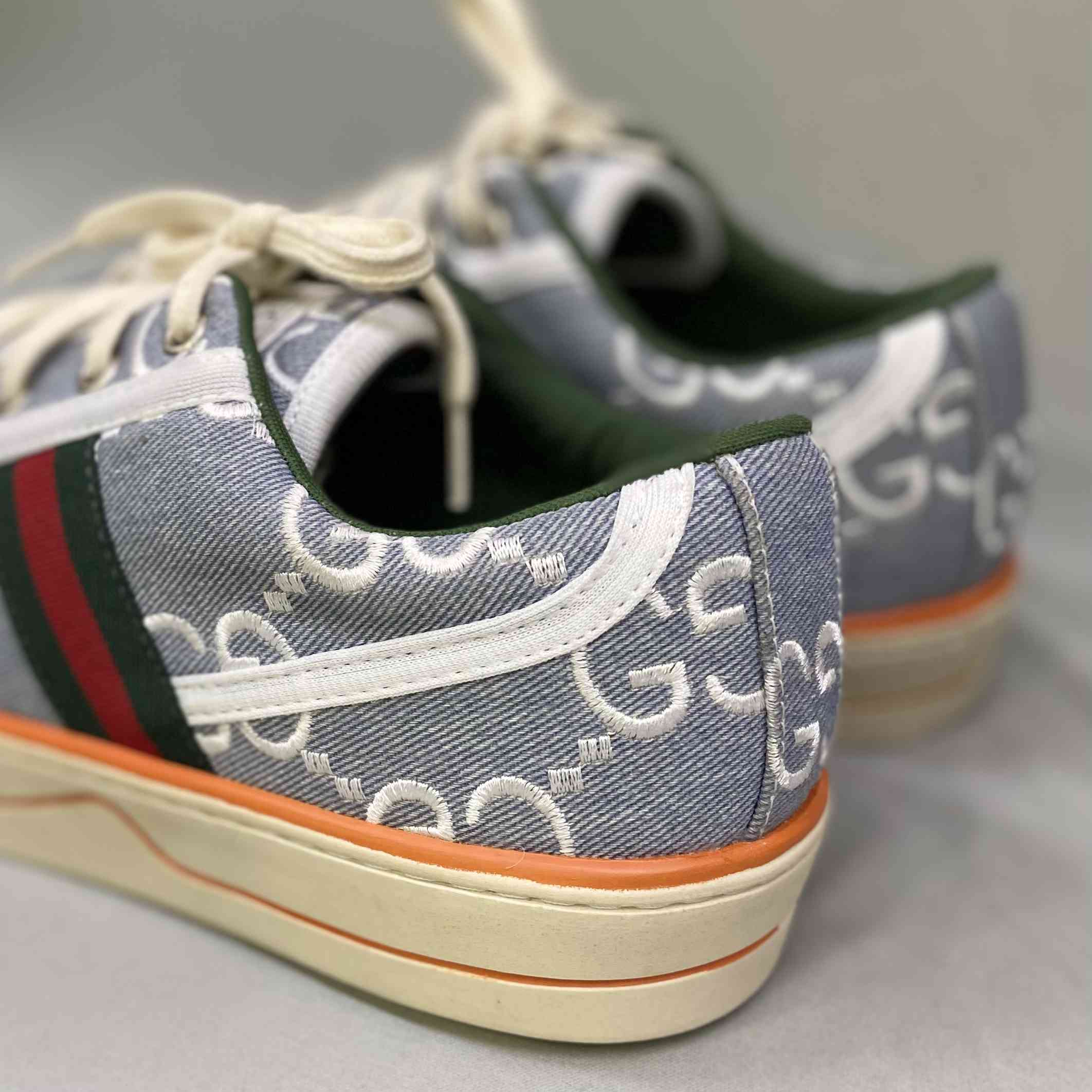 Gucci Tennis 1977 Low-Top Sneakers In Blue