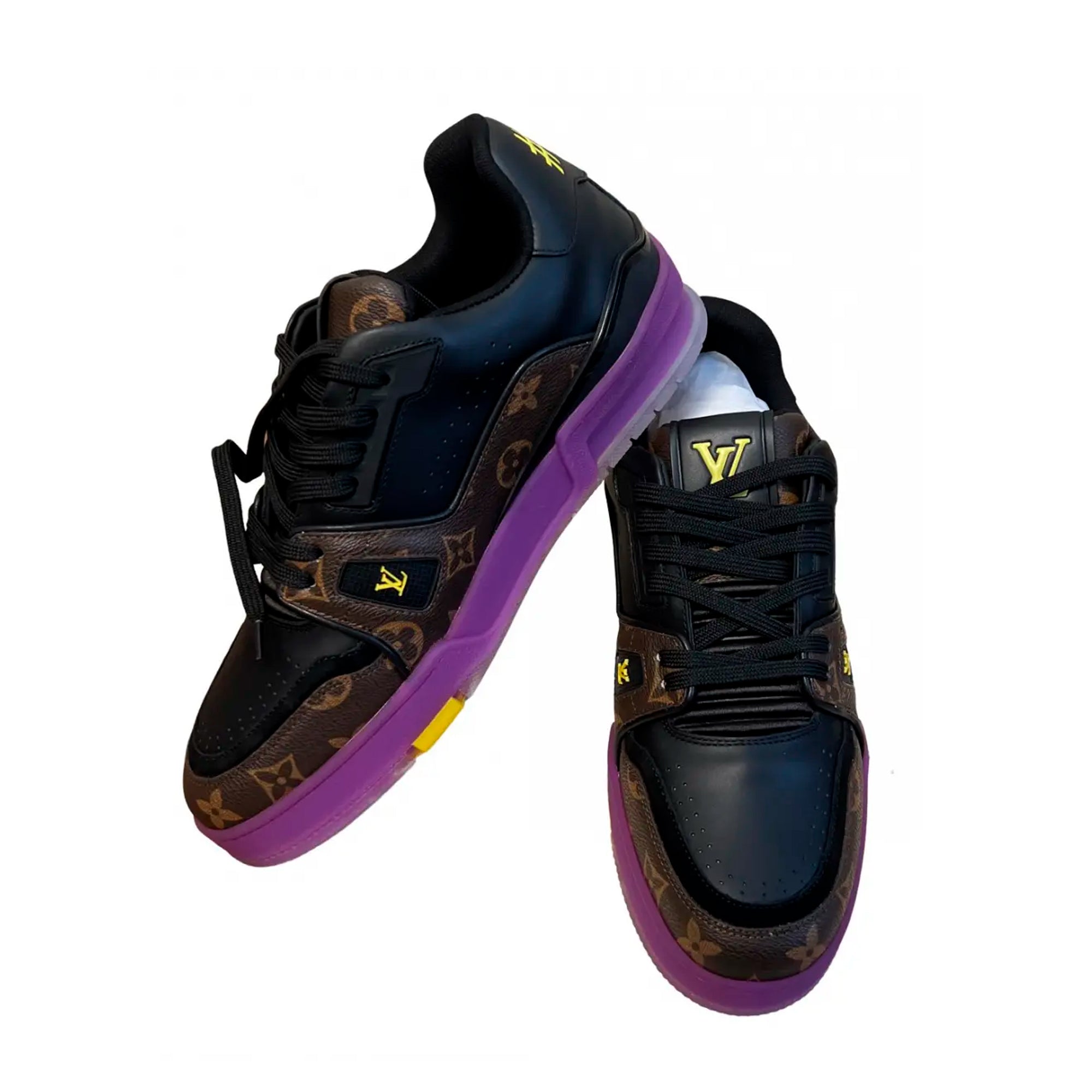 LV Trainer Monogram Purple